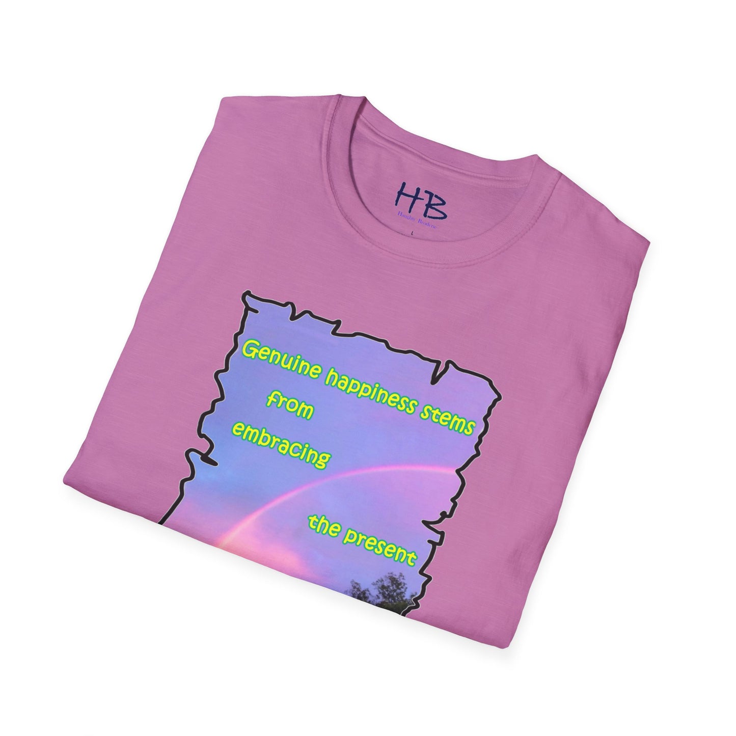 Savor the Moment to Experience Bliss: Radiate Euphoric Joy with Pink Rainbow