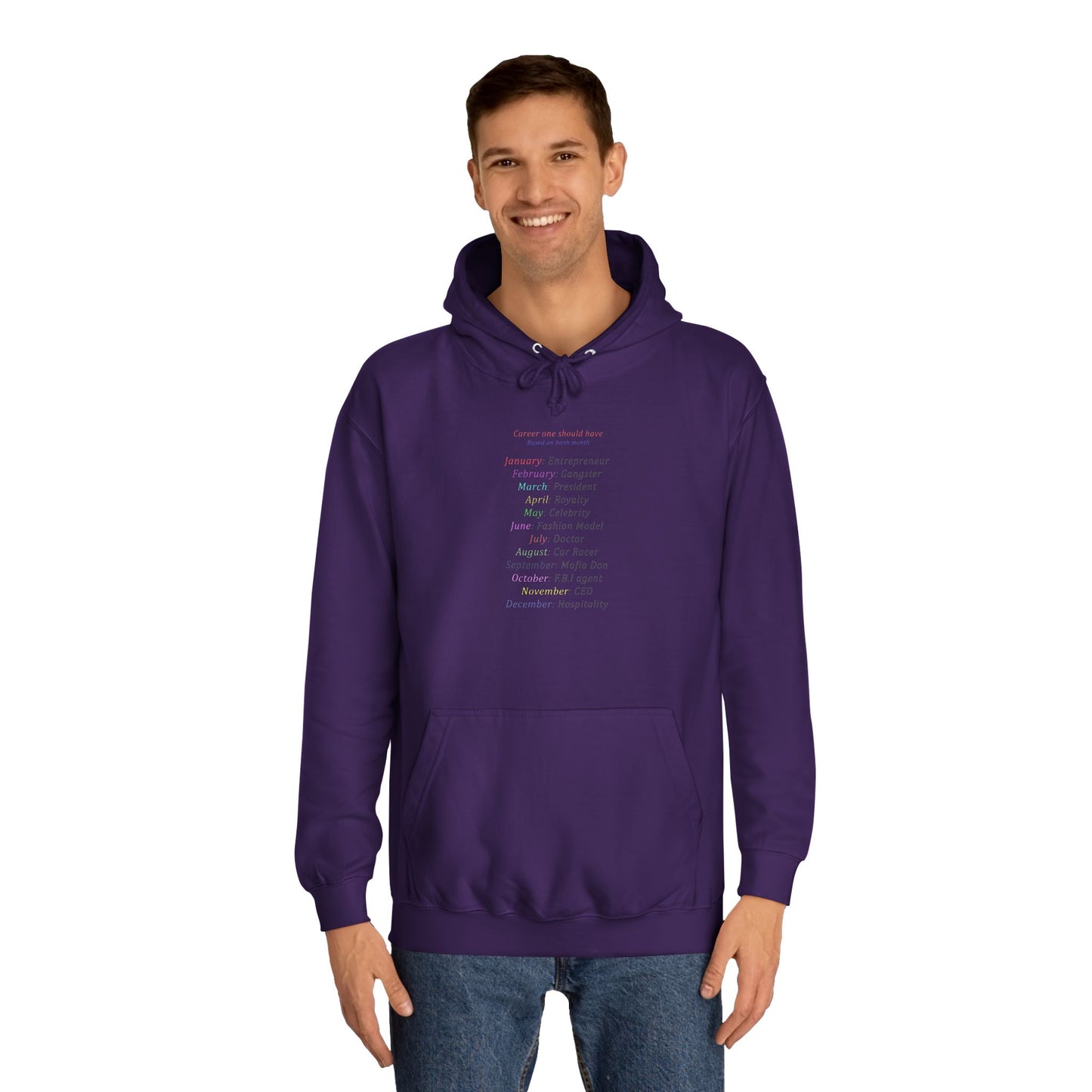 Birth Month Career Pride (Hoodie - Cozy and Durable)