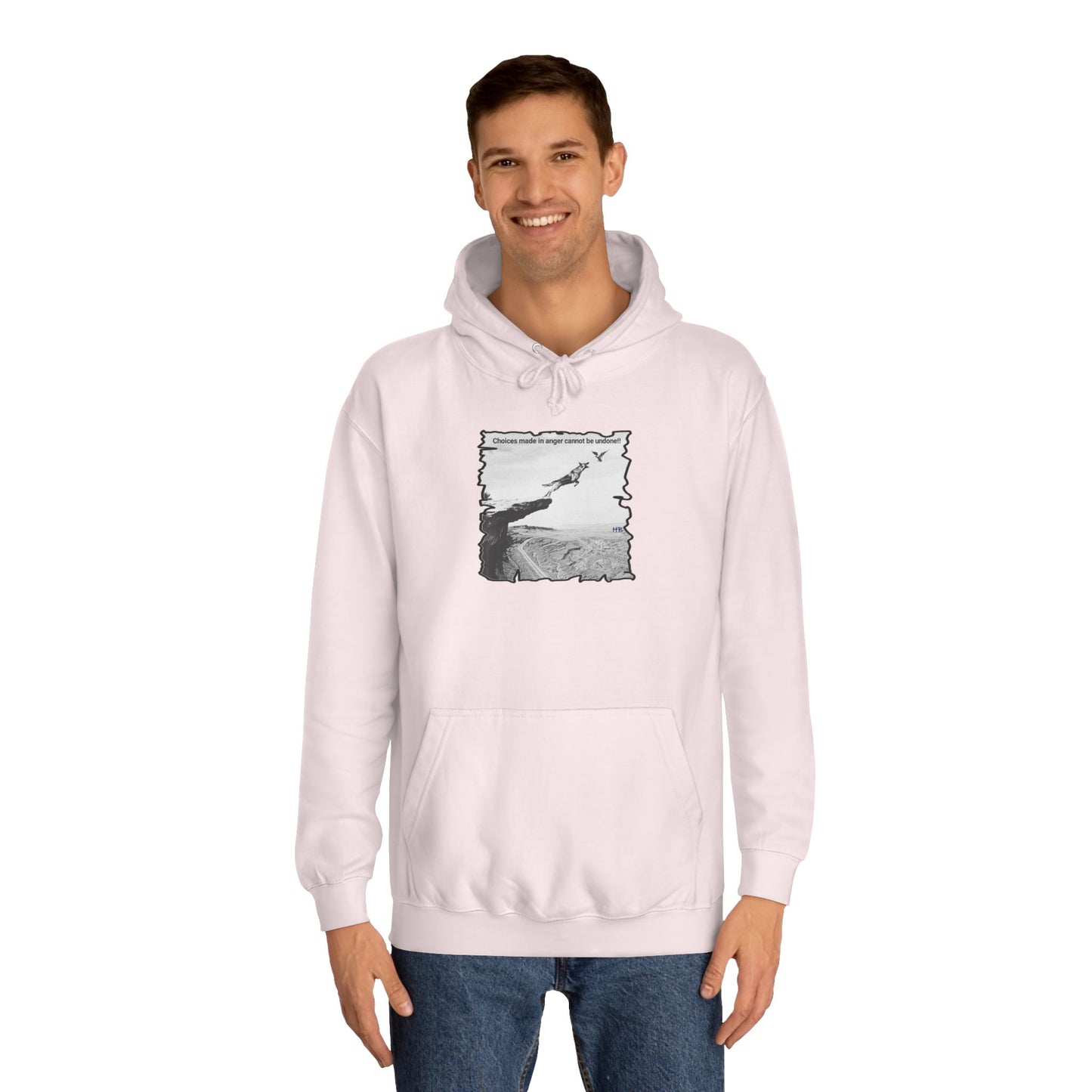 UnWise Woof Cliffhanger Choice Anger's Edge (Hoodie - Cozy and Durable)
