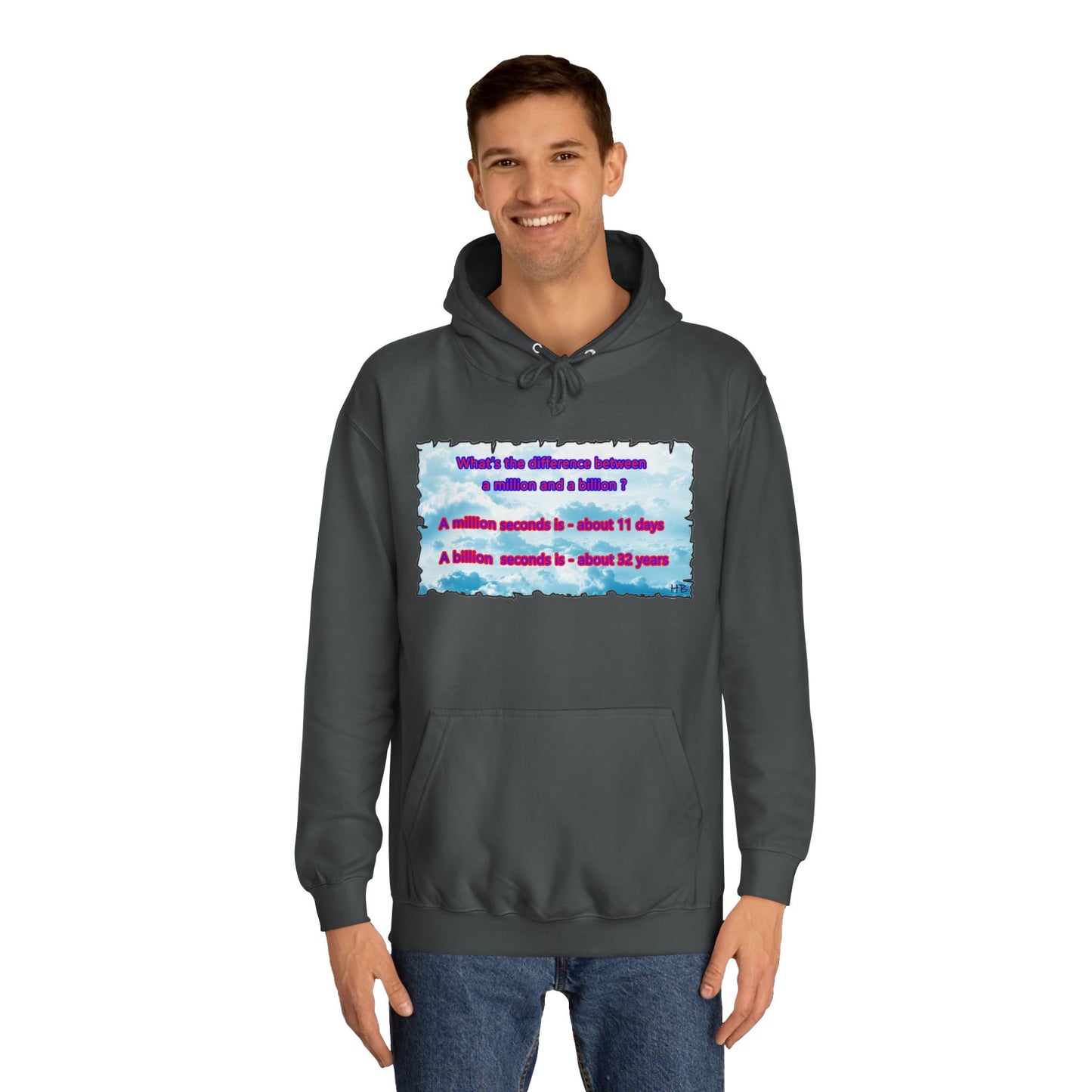 Get Yours Now -- Difference between million and billion calculated in seconds (Hoodie - Cozy and Durable)