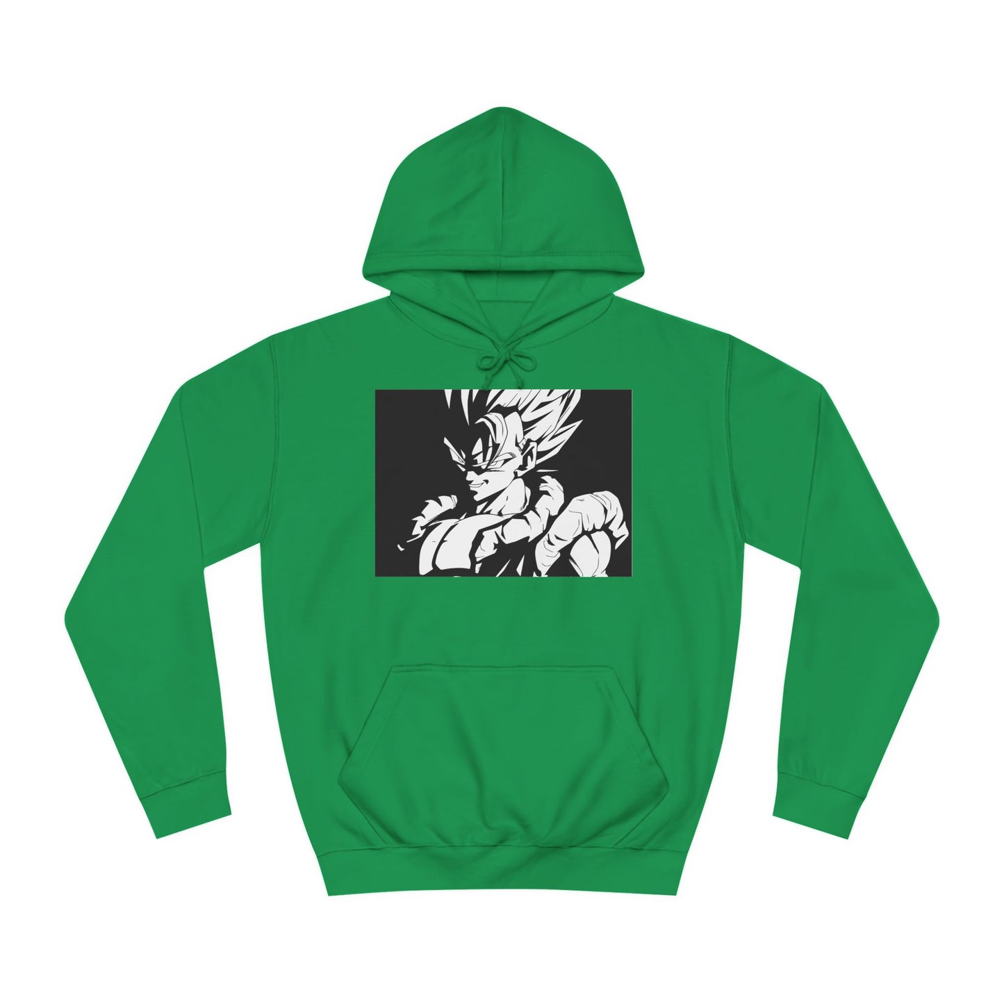Get Yours Now -- Japanese Superhero anime in black and white (Hoodie - Cozy and Durable)