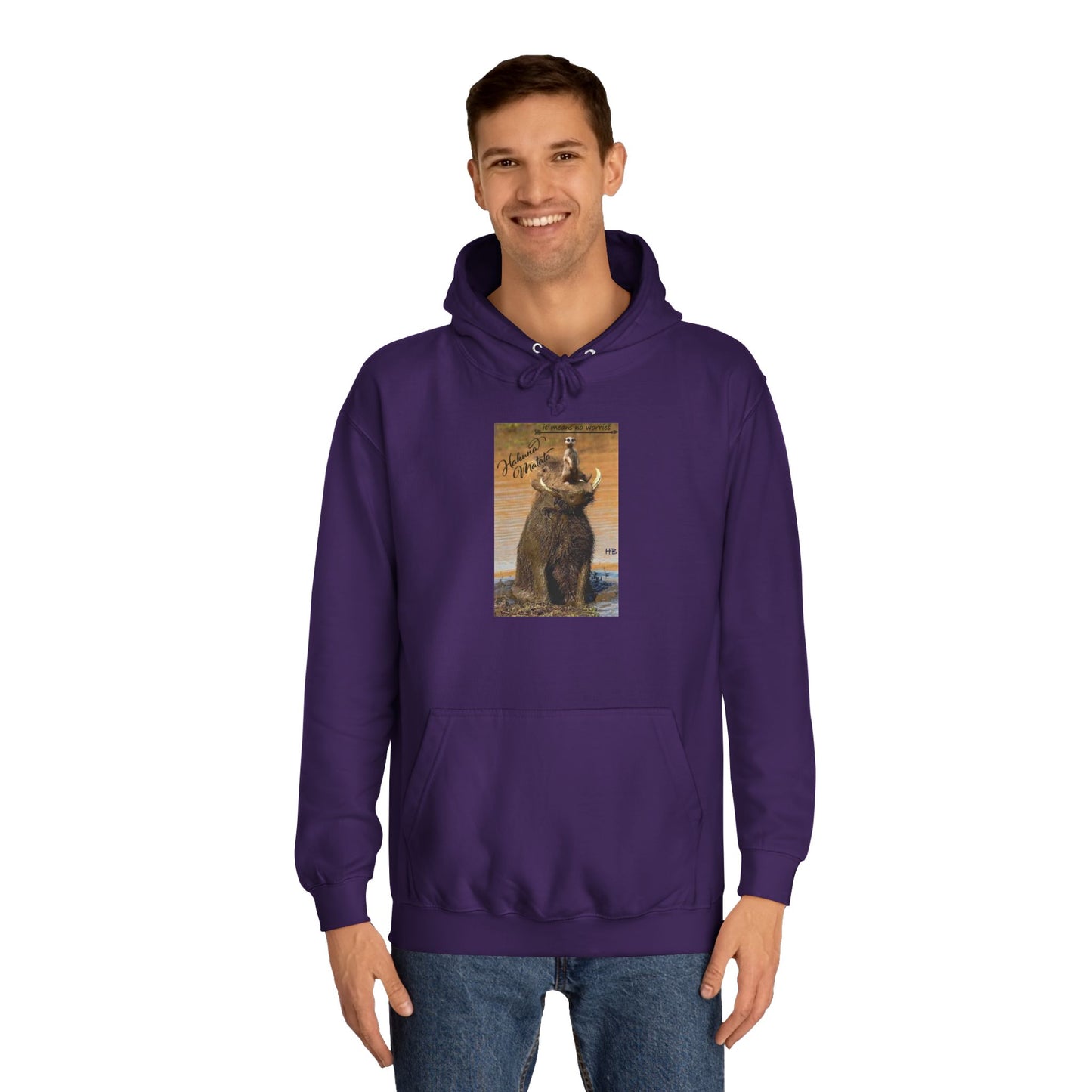 Smile Spark with Hakuna Matata Positivity Patrol Duo (Hoodie - Cozy and Durable)