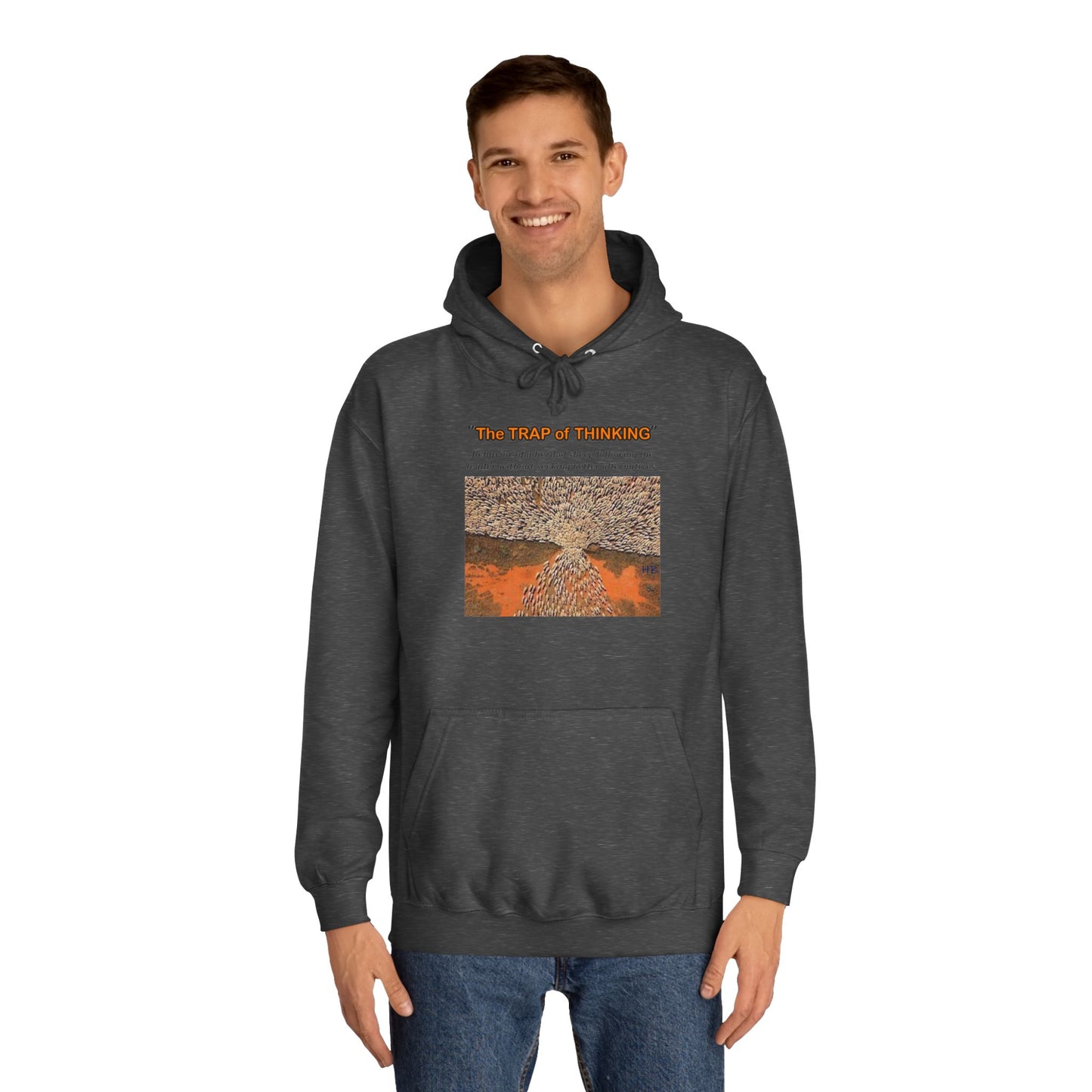 Thought-Provoking Independent Thinker (Hoodie - Cozy and Durable)