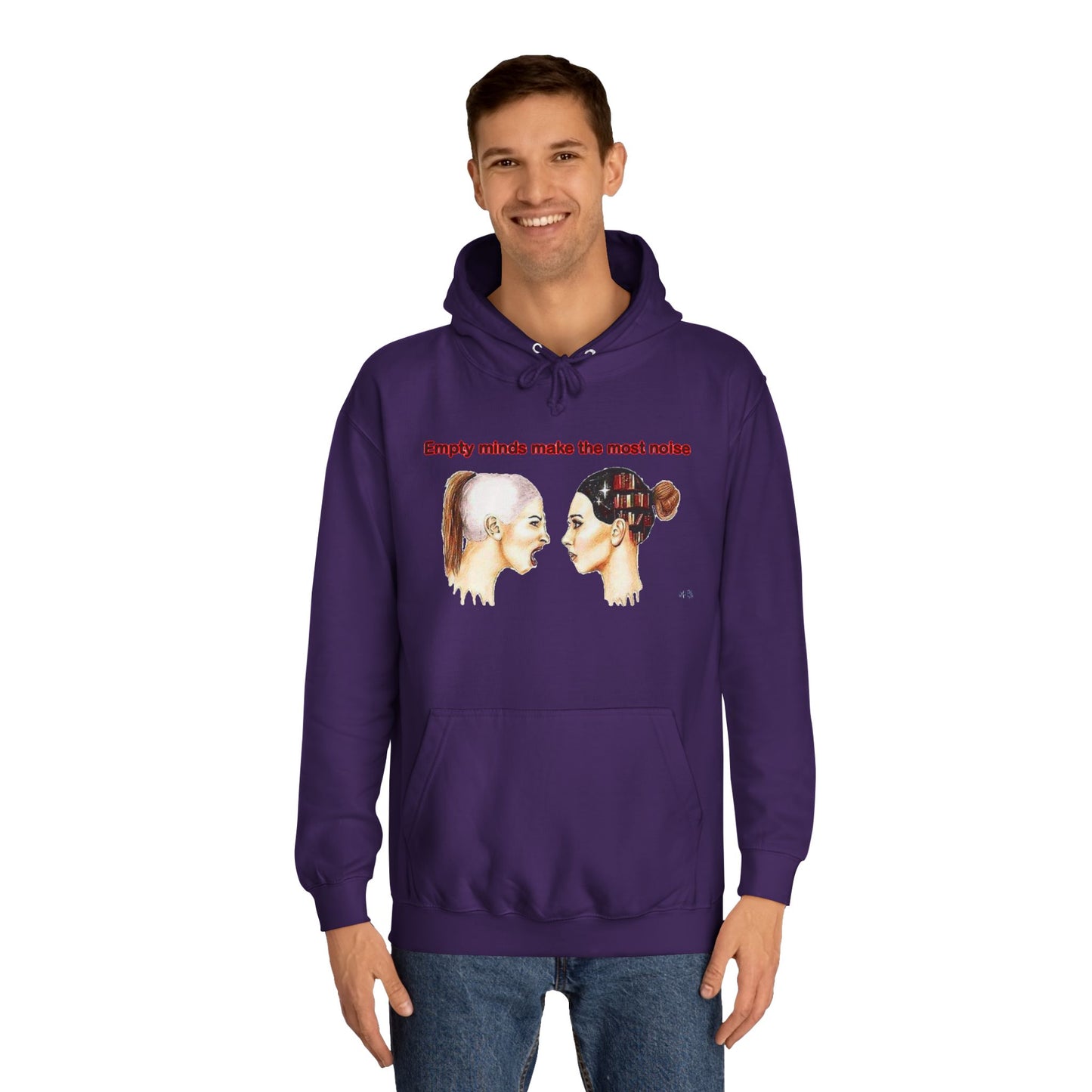 Get Yours Now -- Noiseless Nobility to Educate with The Power of Quiet Intellect (Hoodie - Cozy and Durable)