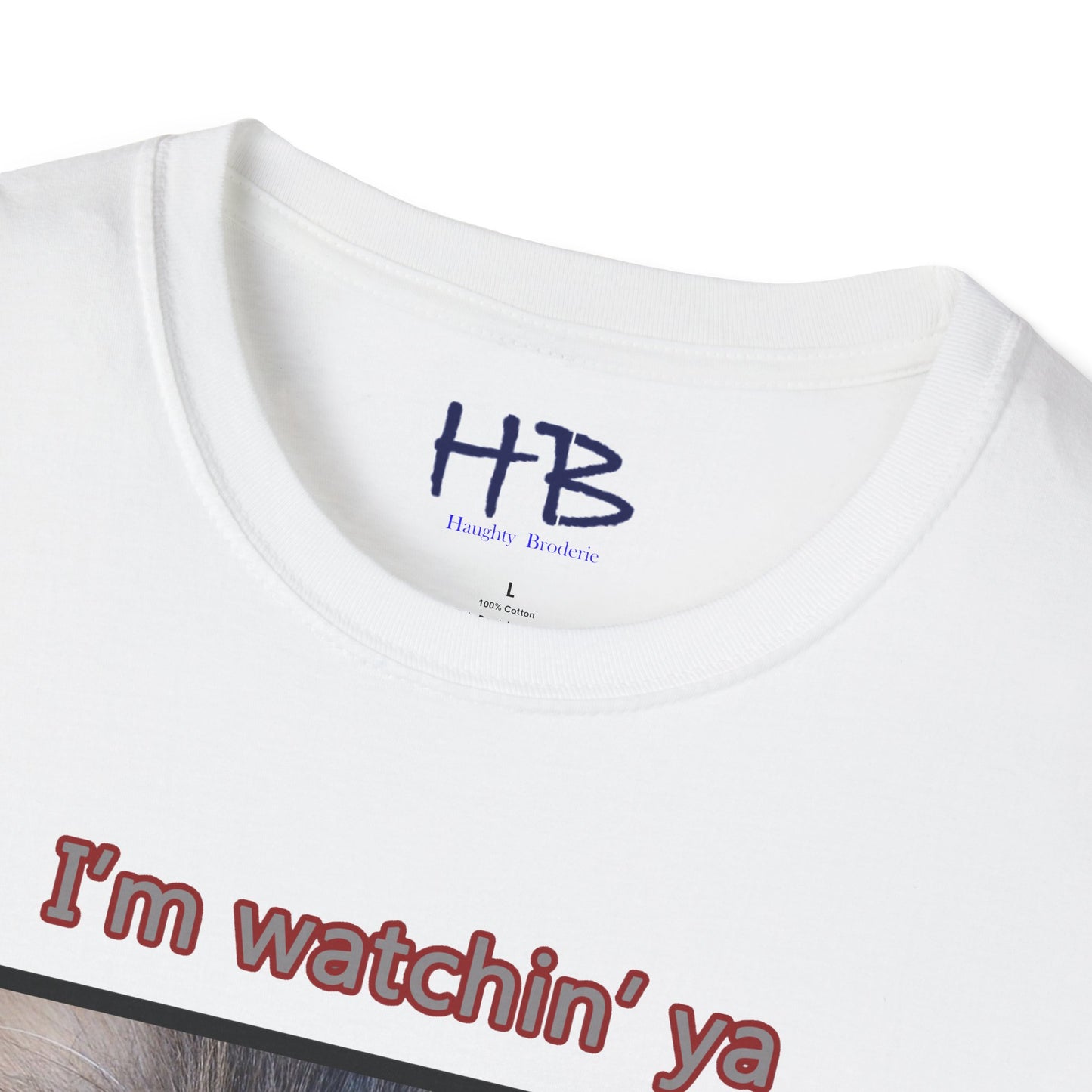 Cat with mesmerizing blue eyes "I'm watchin' ya"