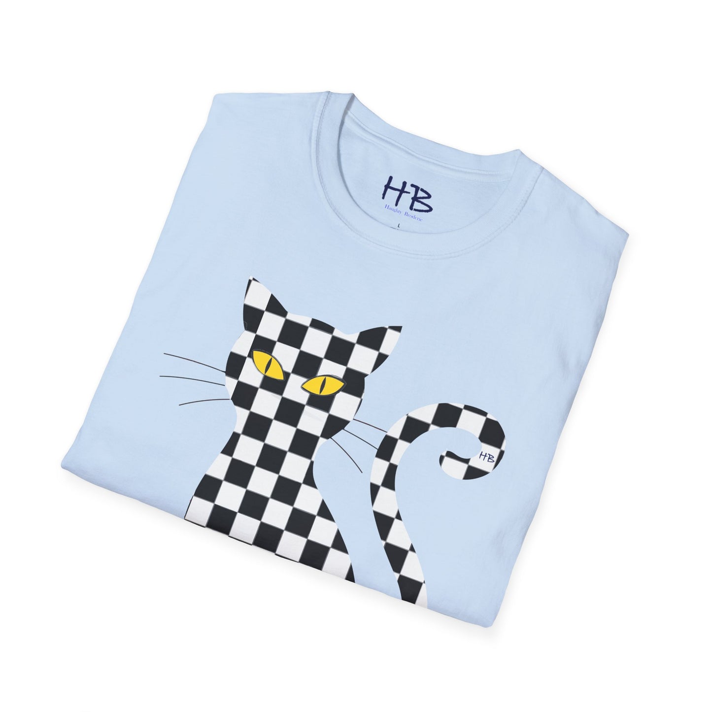 Unconventional Elegance: The Checkered Cat