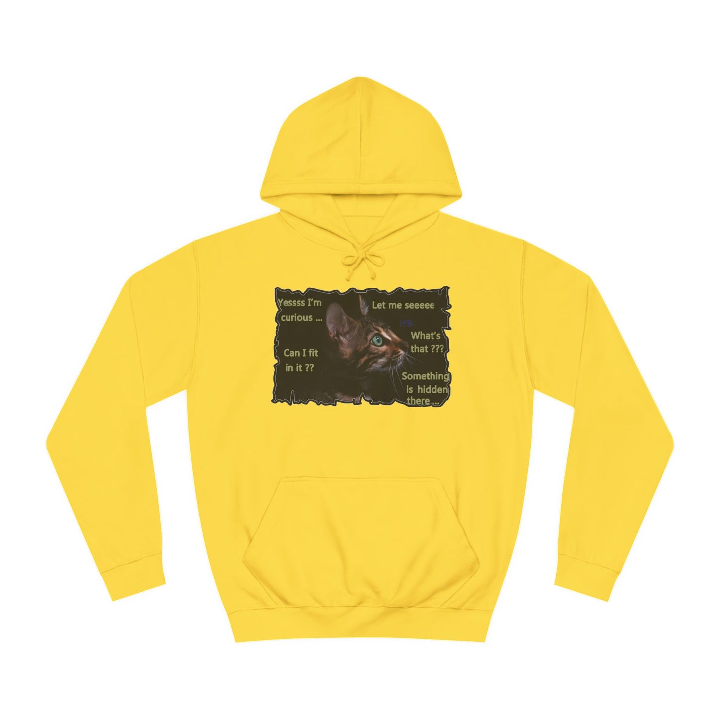 Get Yours Now -- Kitten curiosity and care free (Hoodie - Cozy and Durable)