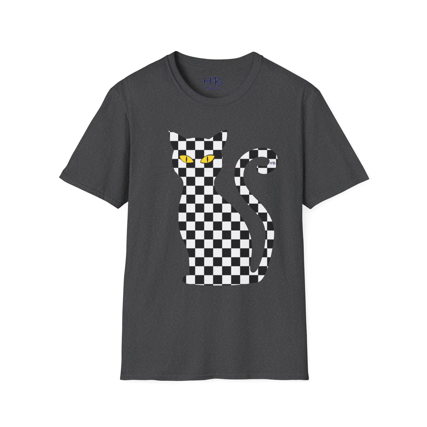 Unconventional Elegance: The Checkered Cat