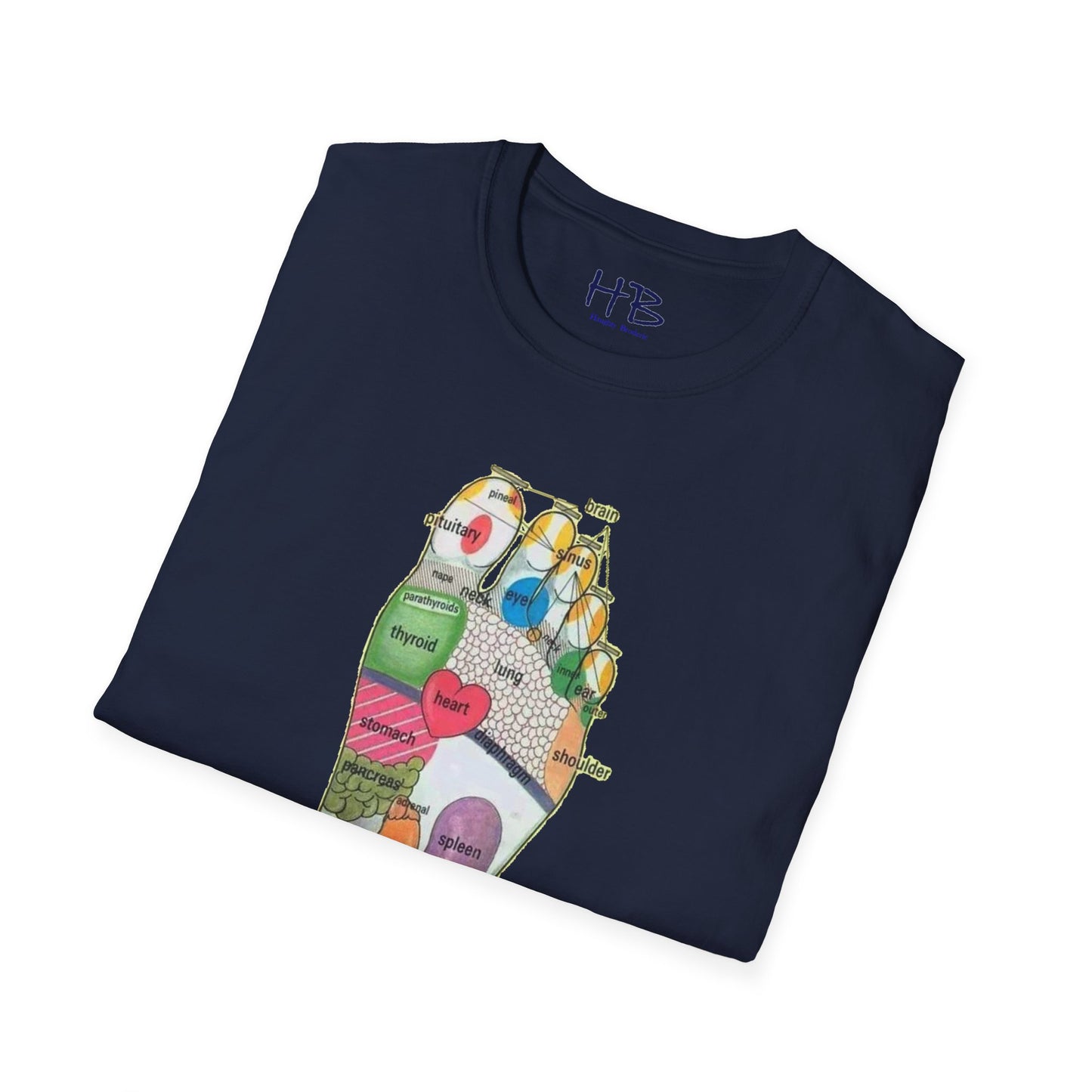 Foot's Palm Wisdom: Unlocking the Secrets of Holistic Well-Being with Our Captivating Tee Shirt"