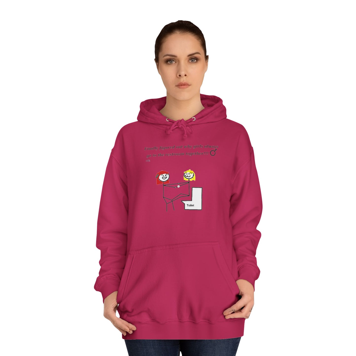 Get Yours Now -- Humorous Restroom Companions Revelations (Hoodie - Cozy and Durable)