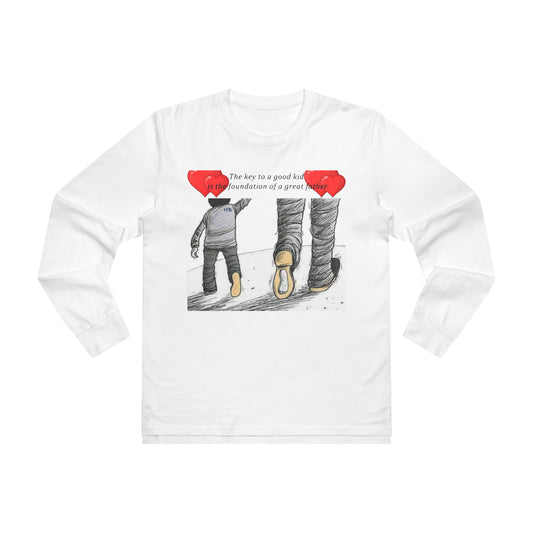 True Fathers, Hand in Hand, Size of Mentorship Love (Men's Base Longsleeve Tee - All-Season Wear)