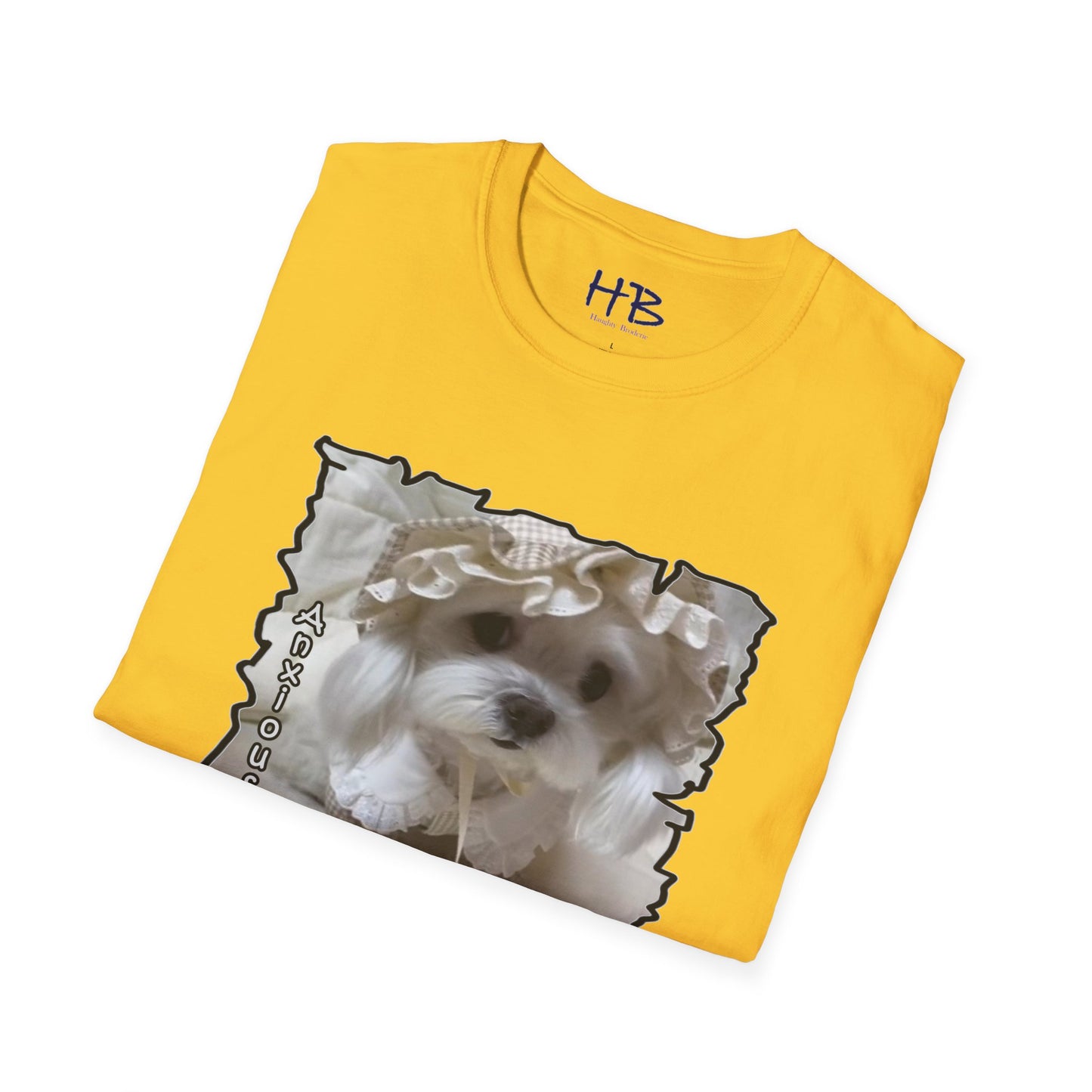 Bichon Maltese anxious about tonight's gala