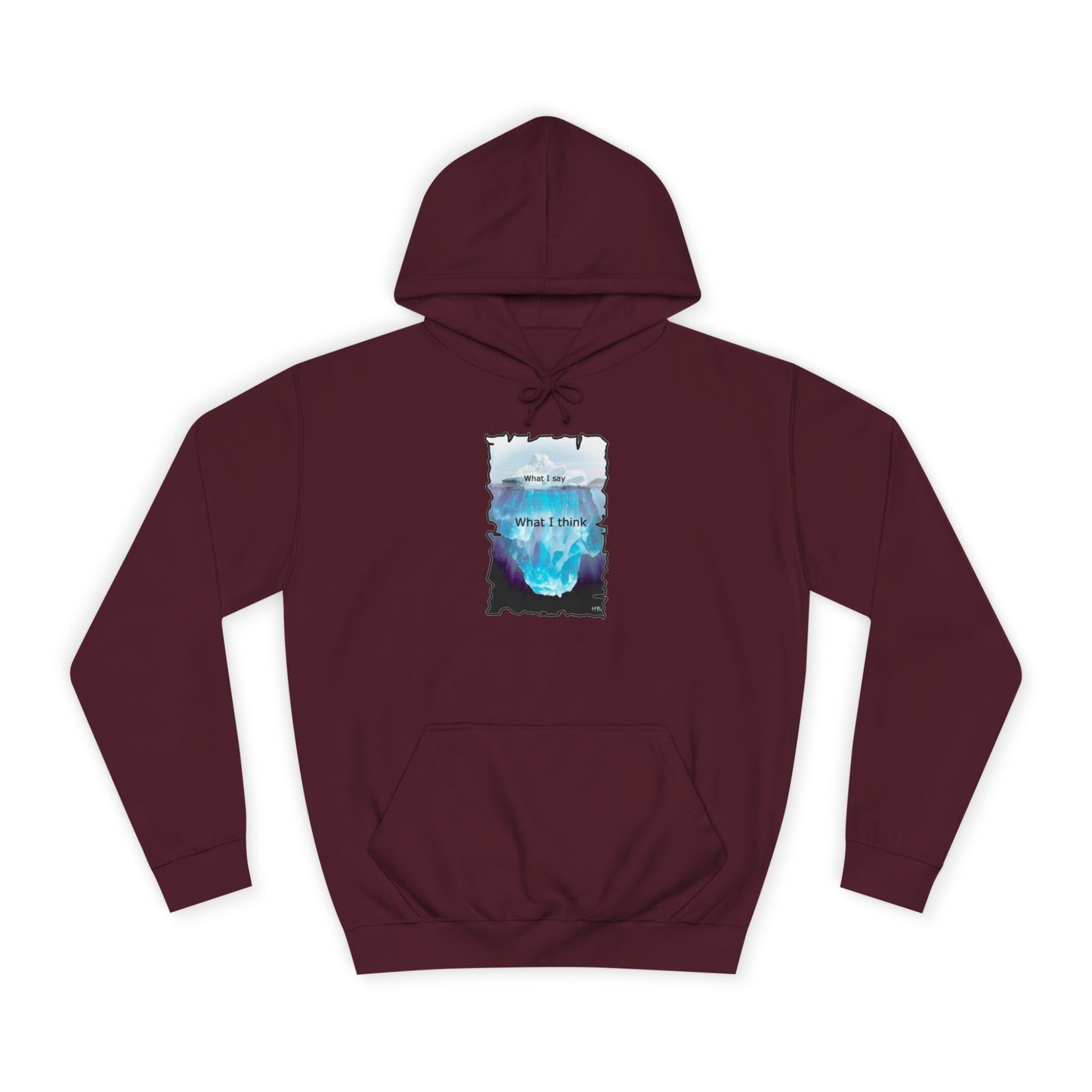Below the Surface Veiled Verbalization (Hoodie - Cozy and Durable)