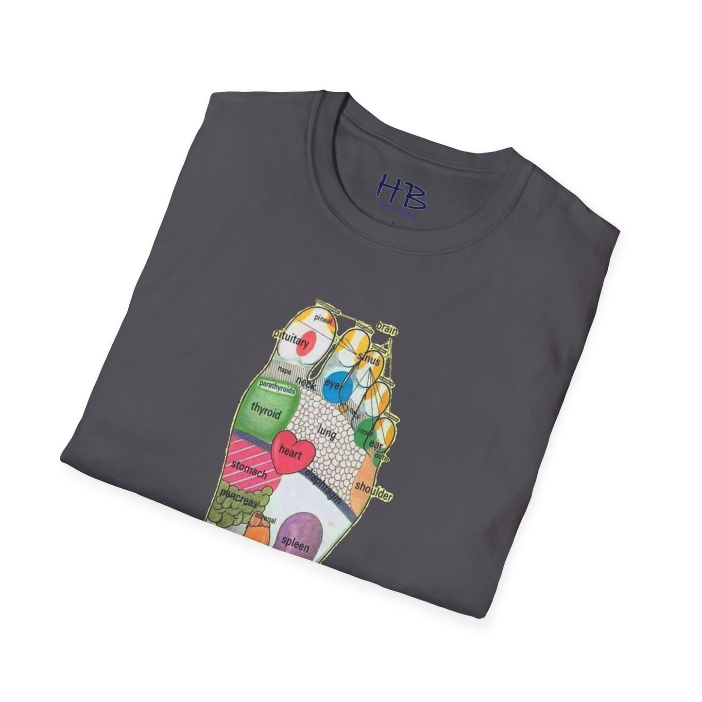 Foot's Palm Wisdom: Unlocking the Secrets of Holistic Well-Being with Our Captivating Tee Shirt"