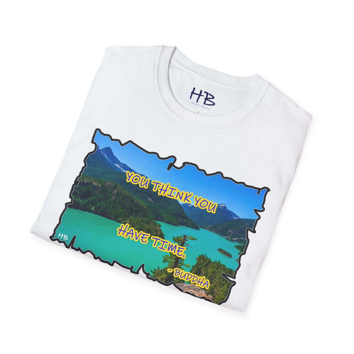 Buddha's Timeless Horizon Harmony; Philosophical Mirage Ethereal Lake Sunset Discourse 10