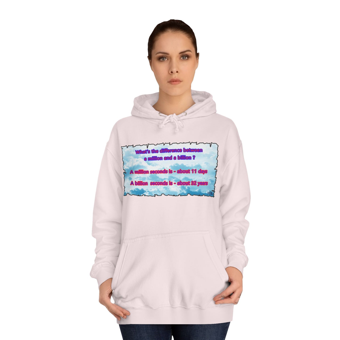 Get Yours Now -- Difference between million and billion calculated in seconds (Hoodie - Cozy and Durable)