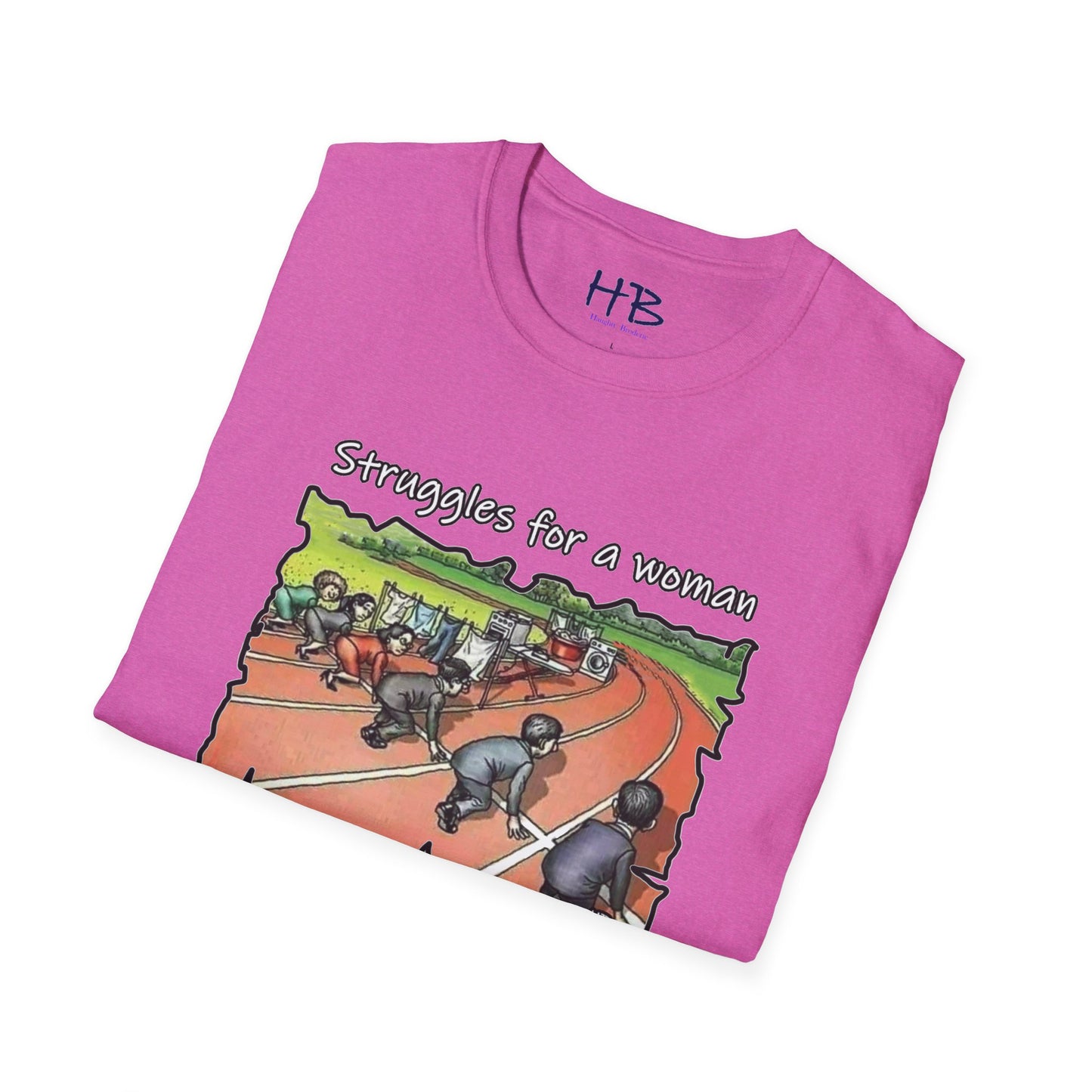 Empowerment in Motion Paving the Path; Championing Women's Journeys Equality in Every Stitch Struggling Silhouettes using A Feminist Allegory