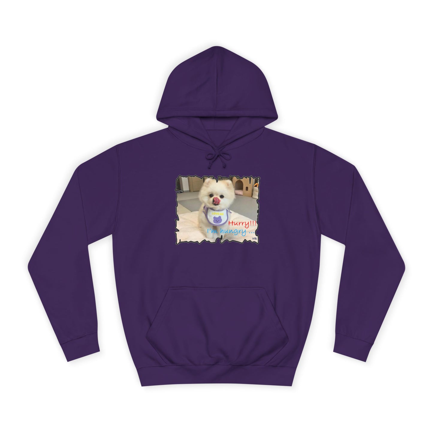 Bichon Maltese "Hurry, I'm hungry!!!" (Hoodie - Cozy and Durable)