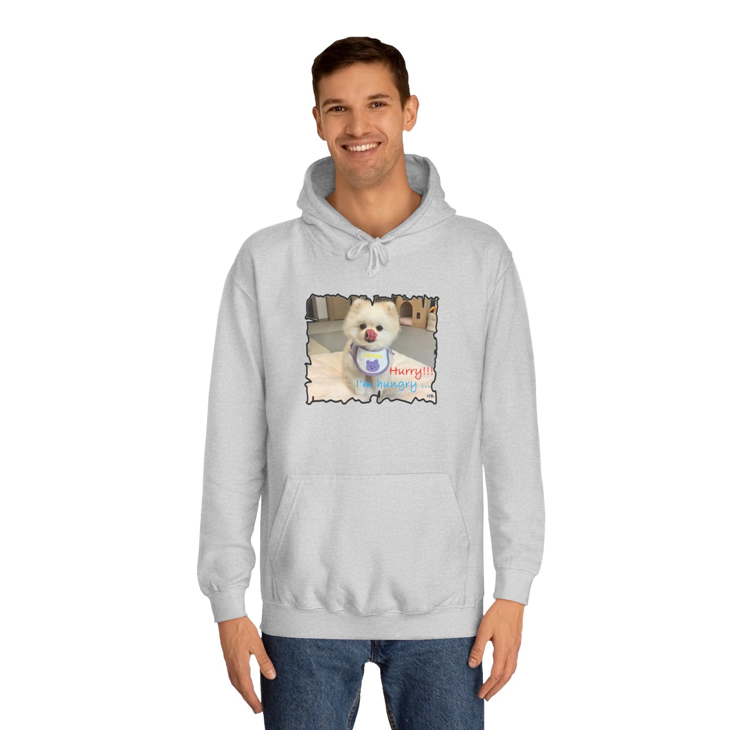 Bichon Maltese "Hurry, I'm hungry!!!" (Hoodie - Cozy and Durable)