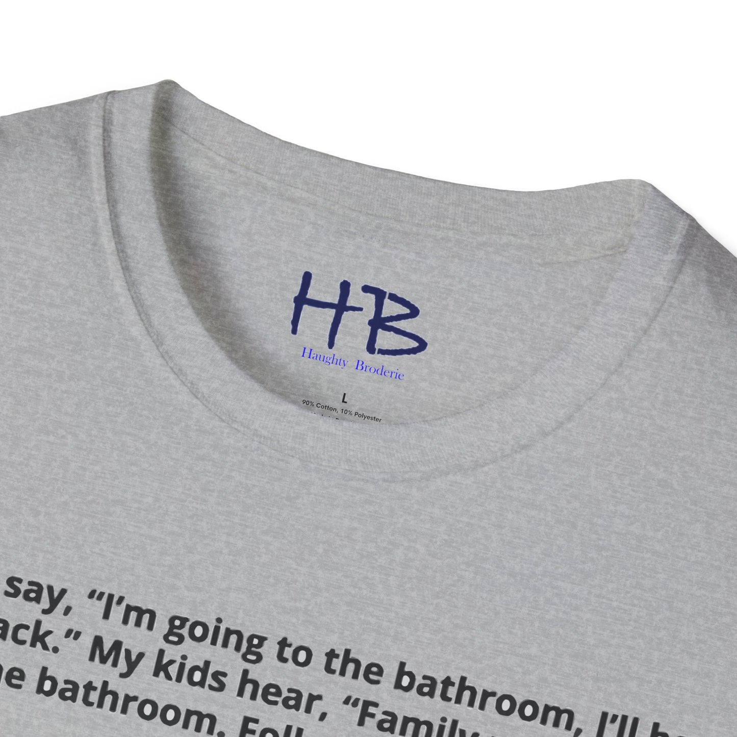 Family meetings in bathroom while mom is at the toilet