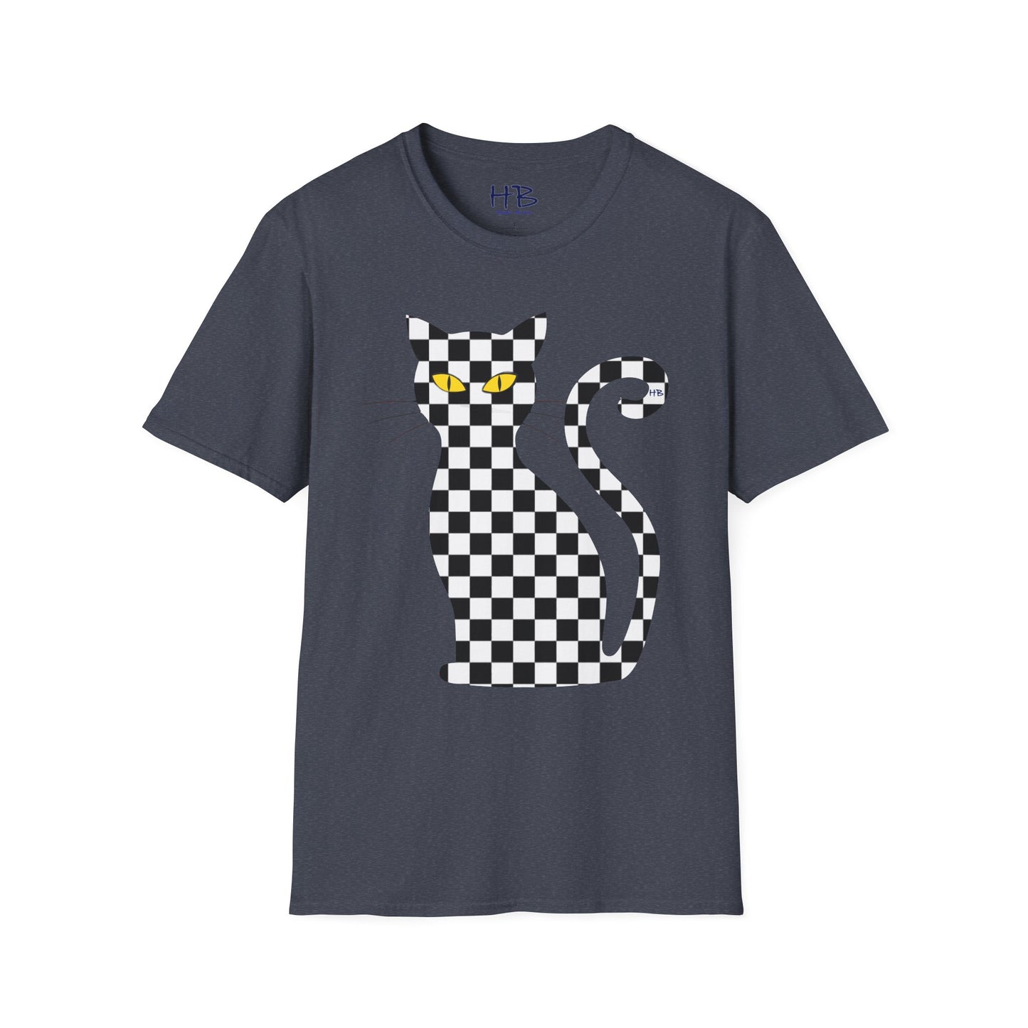 Unconventional Elegance: The Checkered Cat