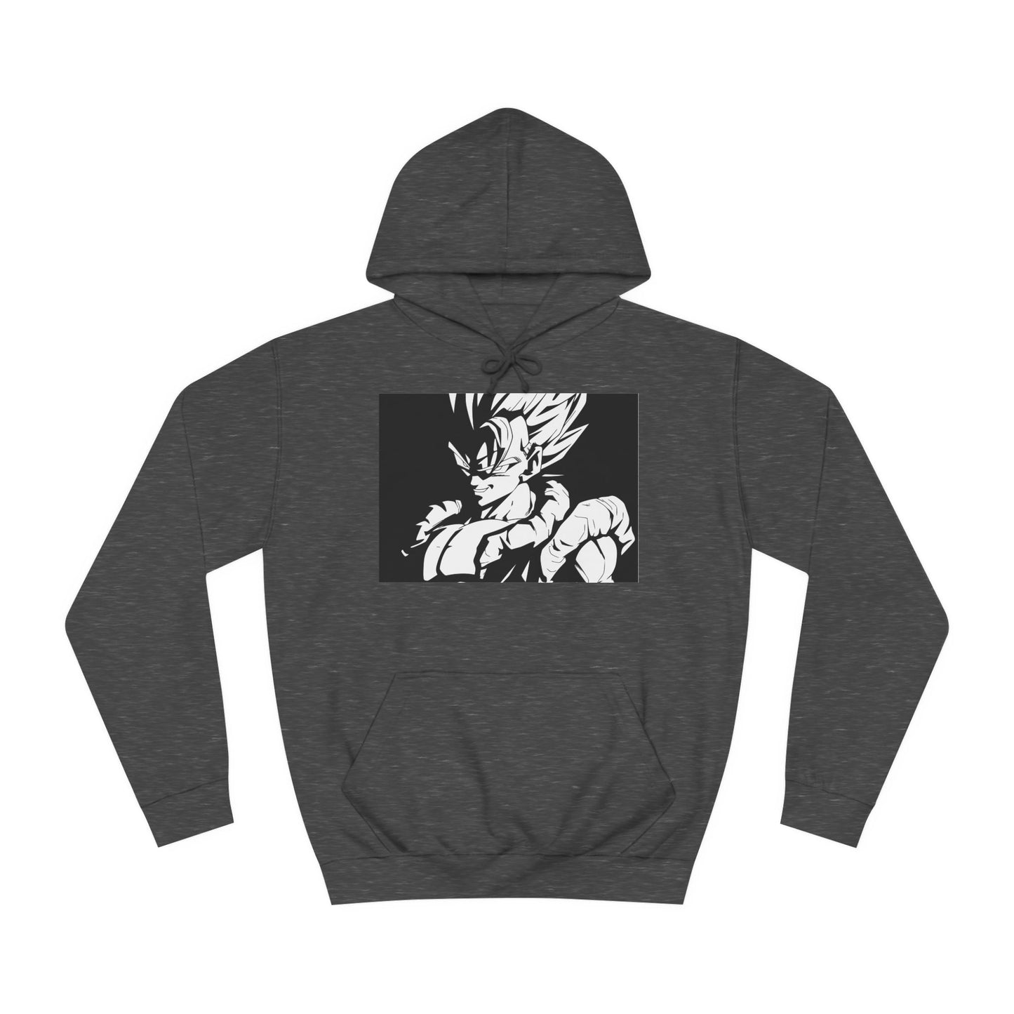 Get Yours Now -- Japanese Superhero anime in black and white (Hoodie - Cozy and Durable)