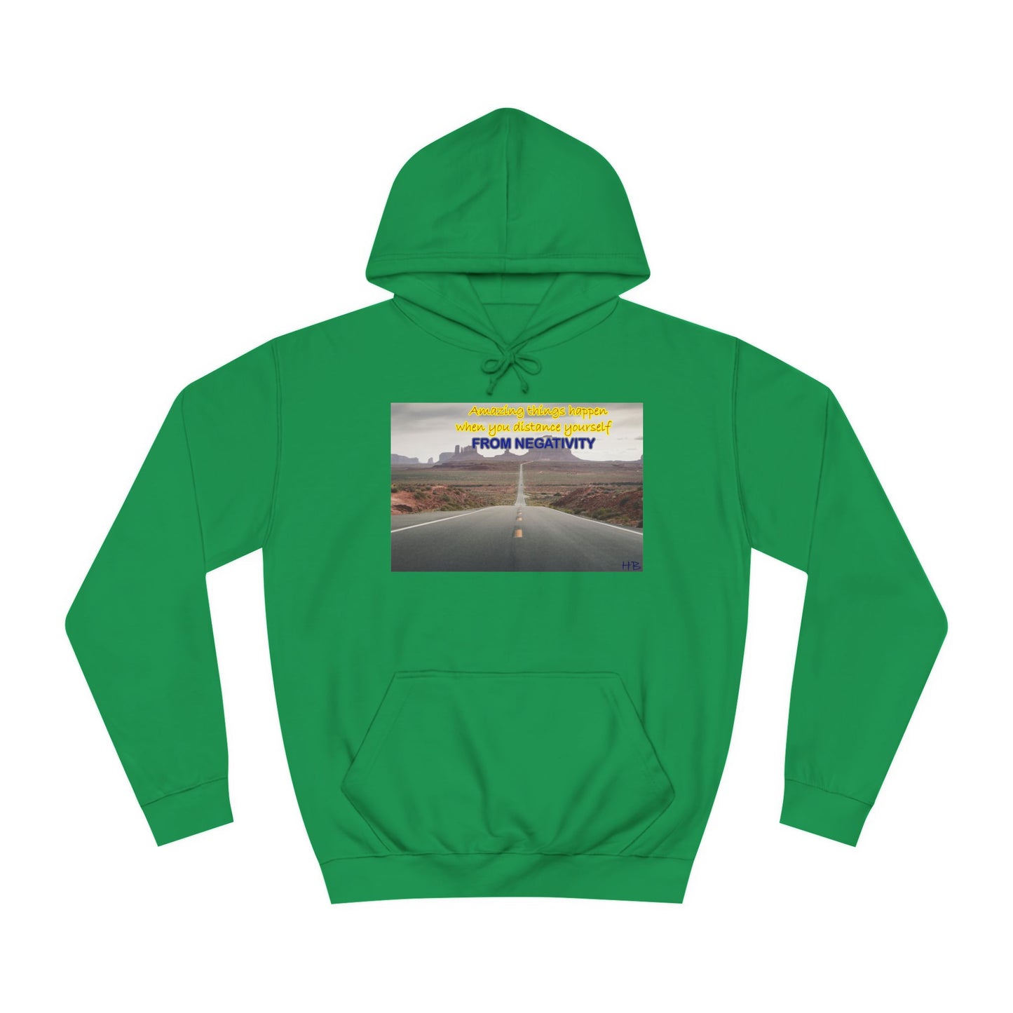 Amazing Things Happen when Distancing from Negativity (Hoodie - Cozy and Durable)