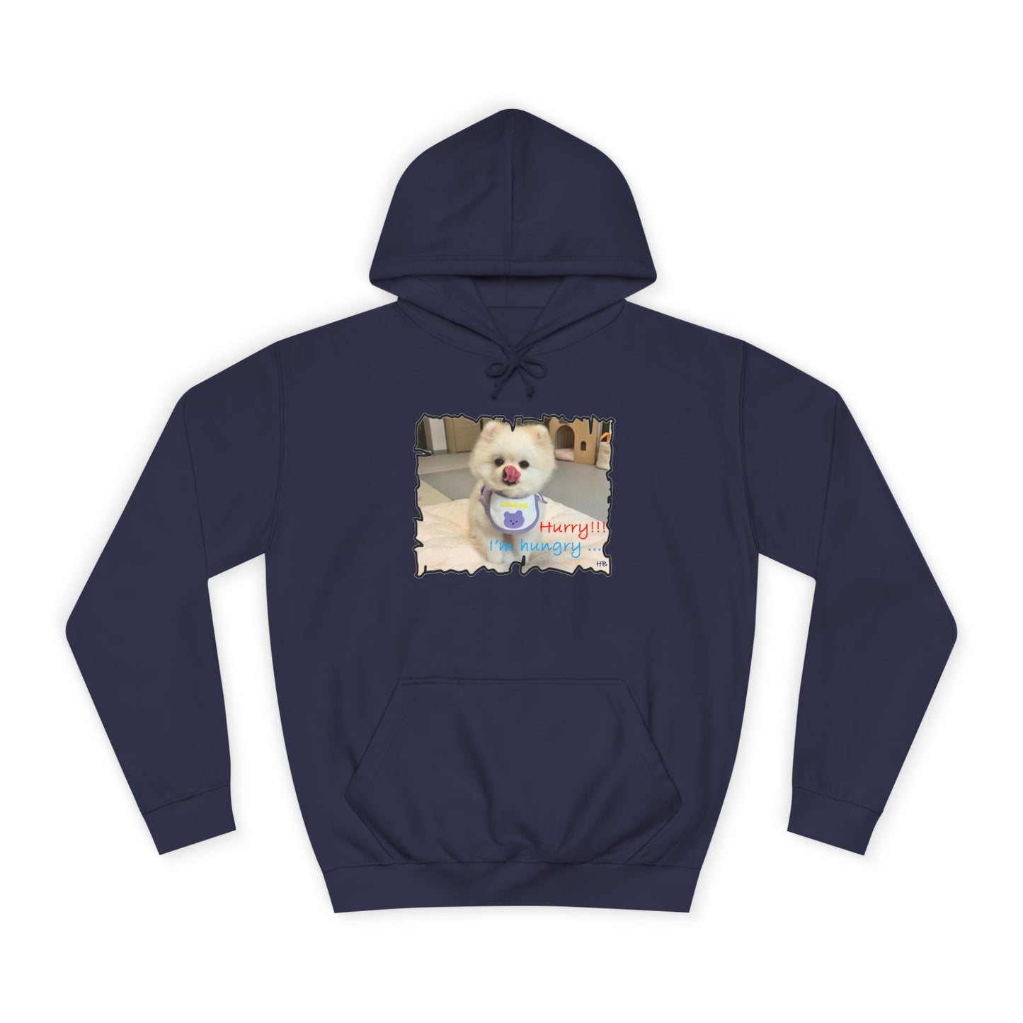 Bichon Maltese "Hurry, I'm hungry!!!" (Hoodie - Cozy and Durable)