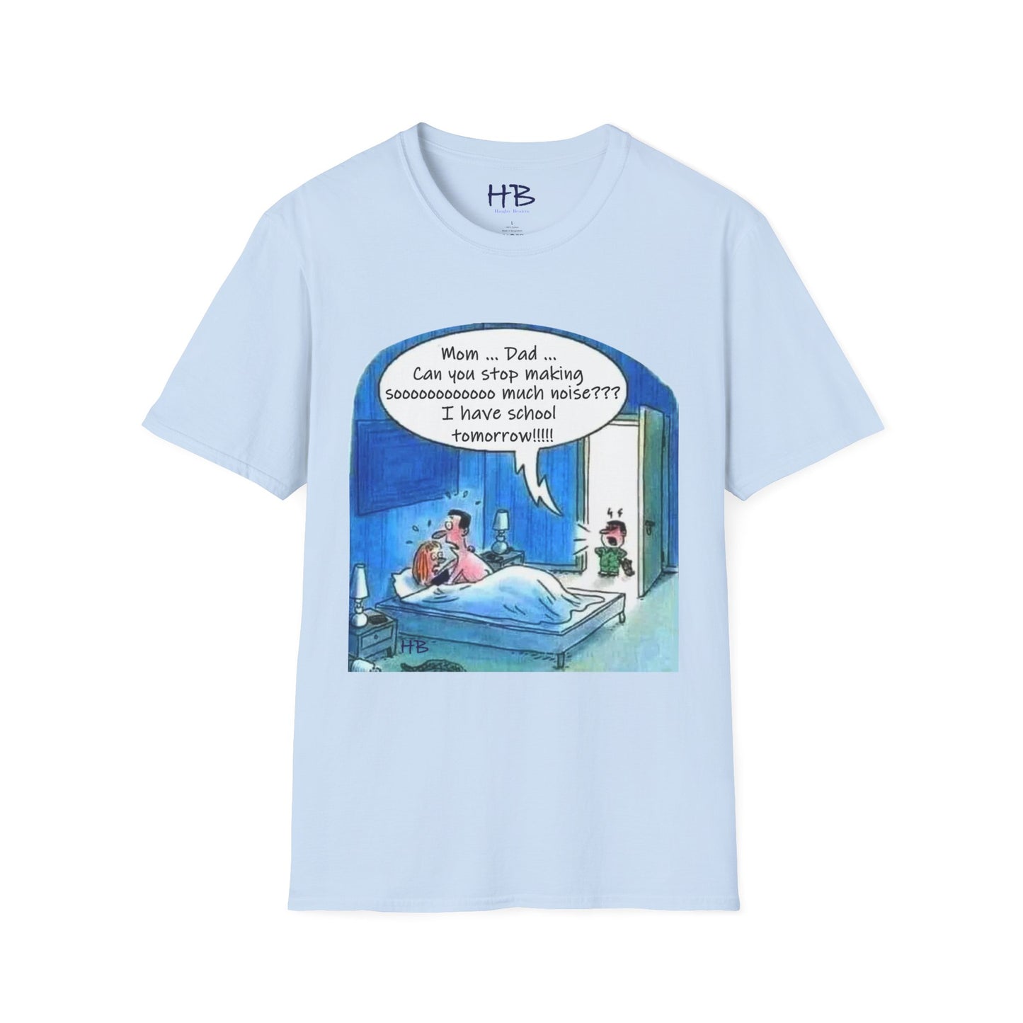 The Hilarious Comical Parental Distraction Bedroom Intrusion;  The Bedroom Intruder's Smiles and Chuckles