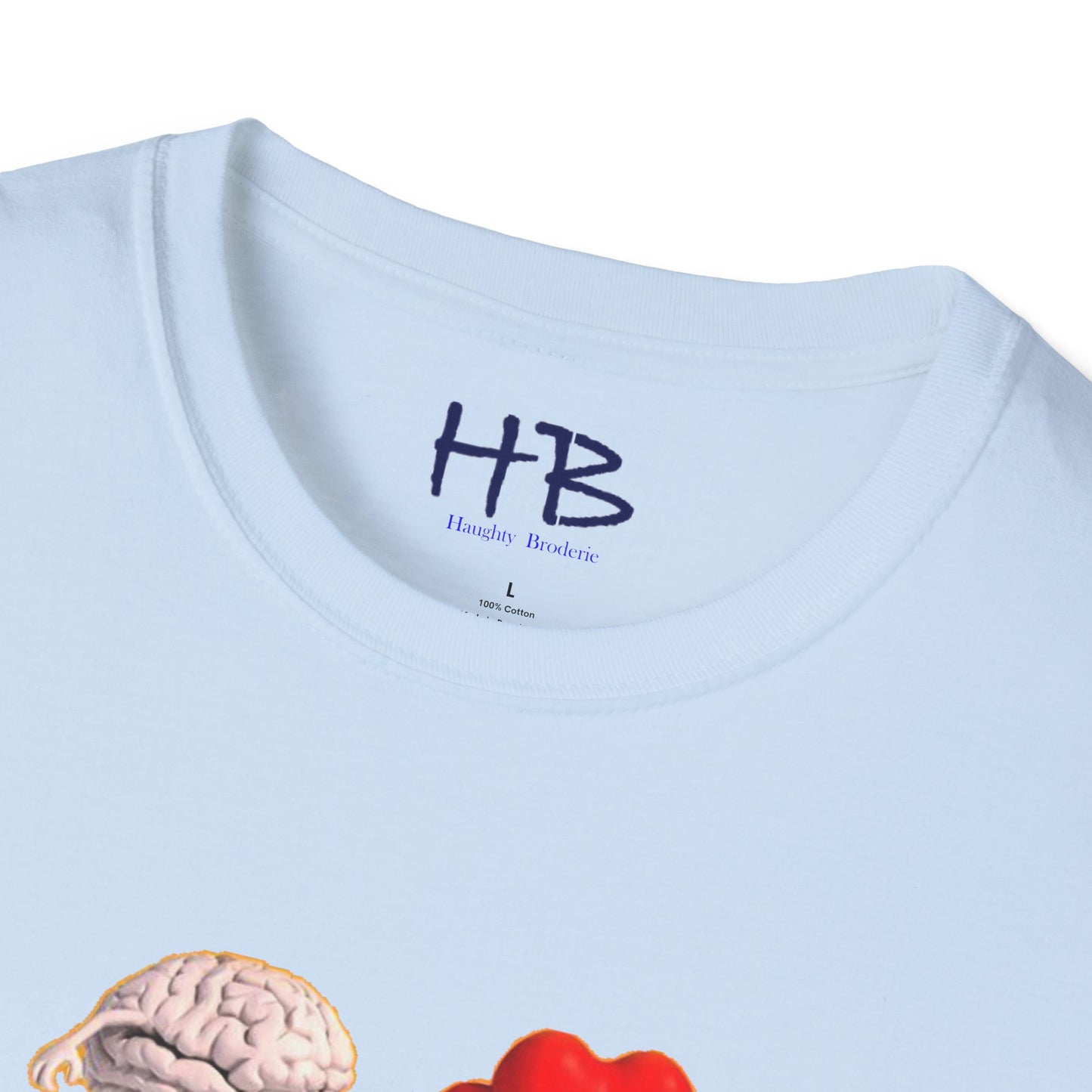 Embracing the Heart-Mind Connection: A Visual Reminder to Follow Your Heart with brain's logic