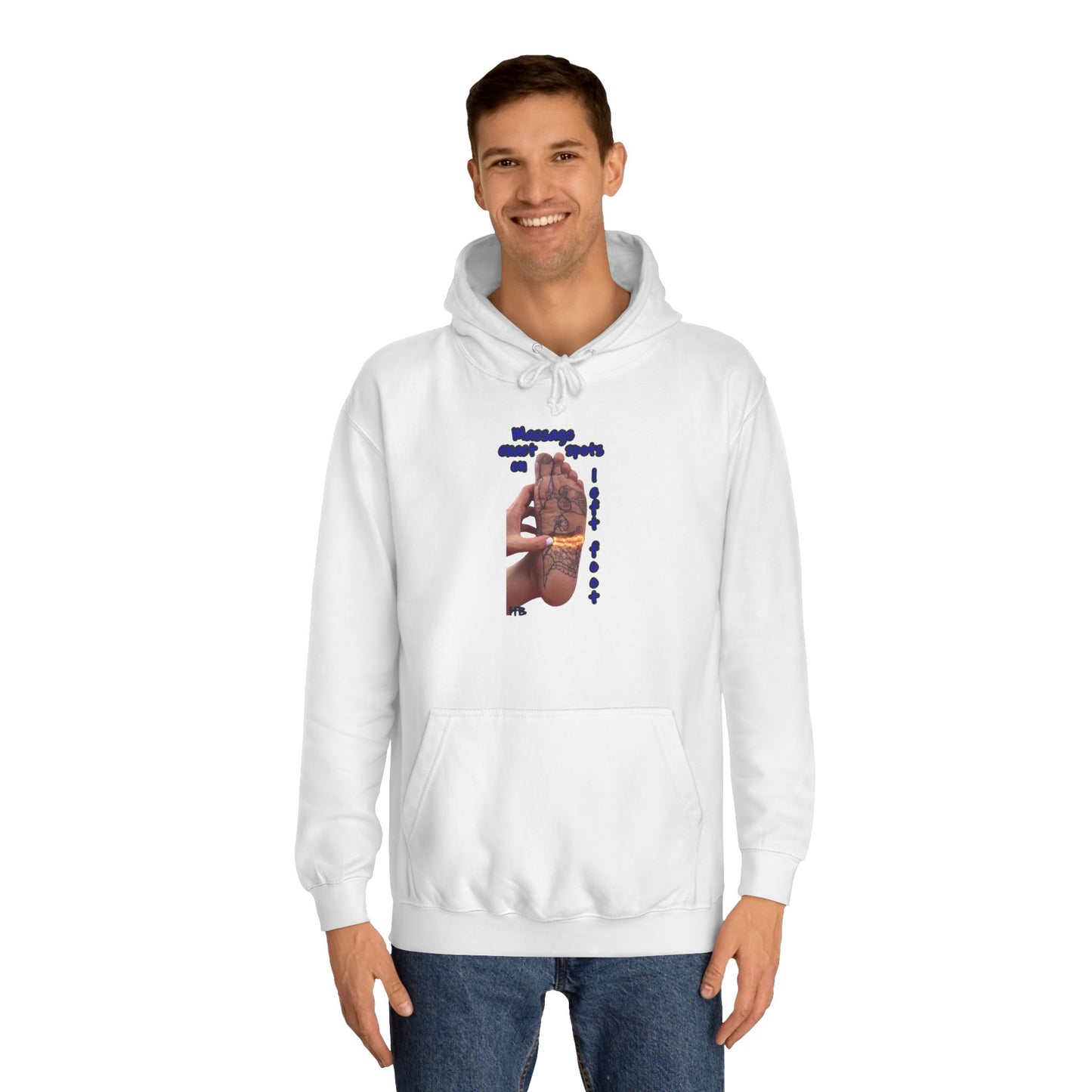 Get Yours Now -- Foot-Palm Wellness Organic Harmony;  Self-Care Holistic Healthwear (Hoodie - Cozy and Durable)