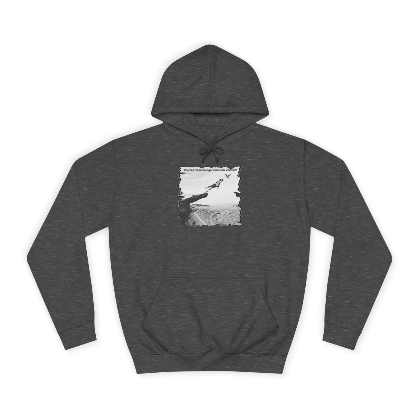 UnWise Woof Cliffhanger Choice Anger's Edge (Hoodie - Cozy and Durable)