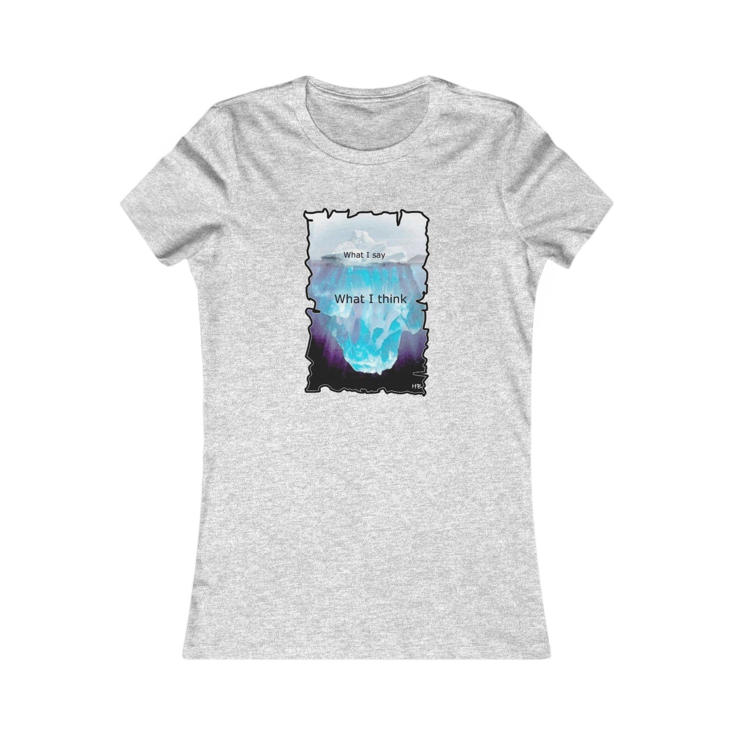 Below the Surface Veiled Verbalization (Women - Premium Cotton Tee)