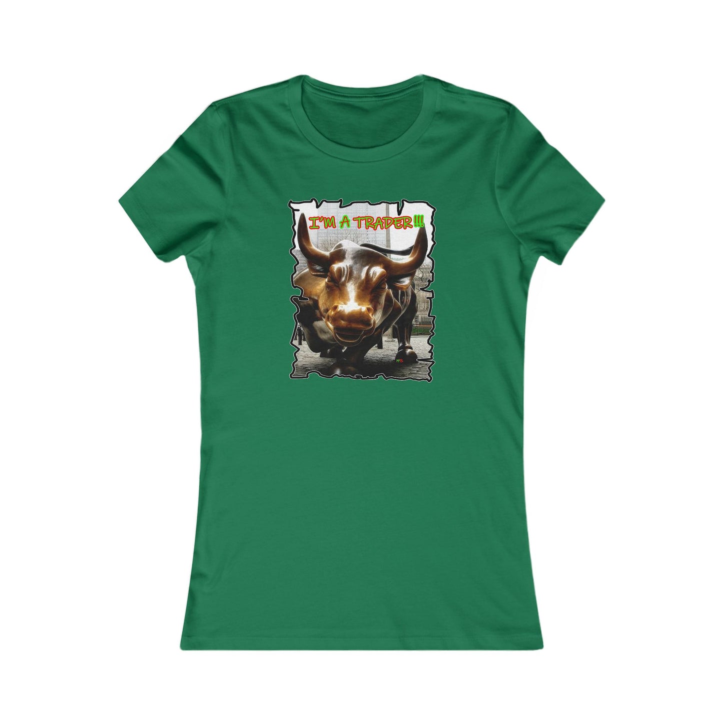 NYSE Wall-Street Bull "I'm a successful trader" (Women - Premium Cotton Tee)