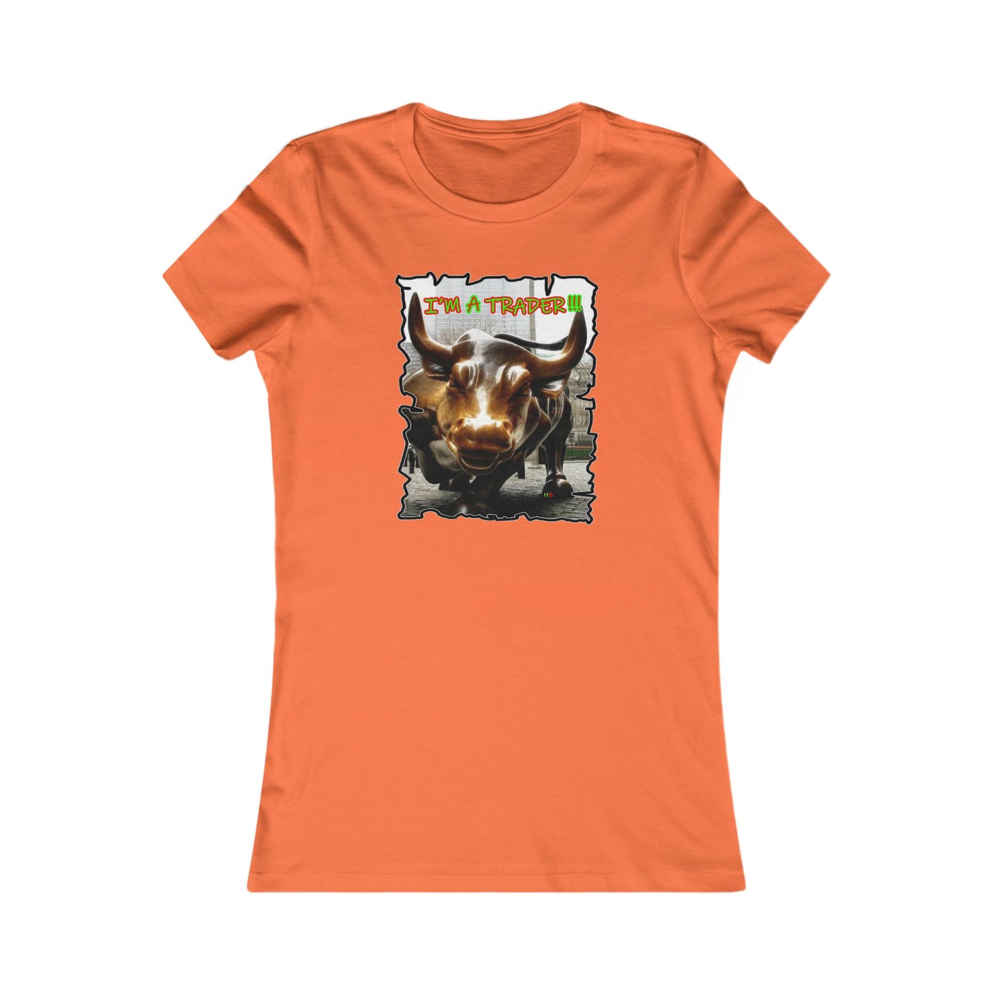 NYSE Wall-Street Bull "I'm a successful trader" (Women - Premium Cotton Tee)