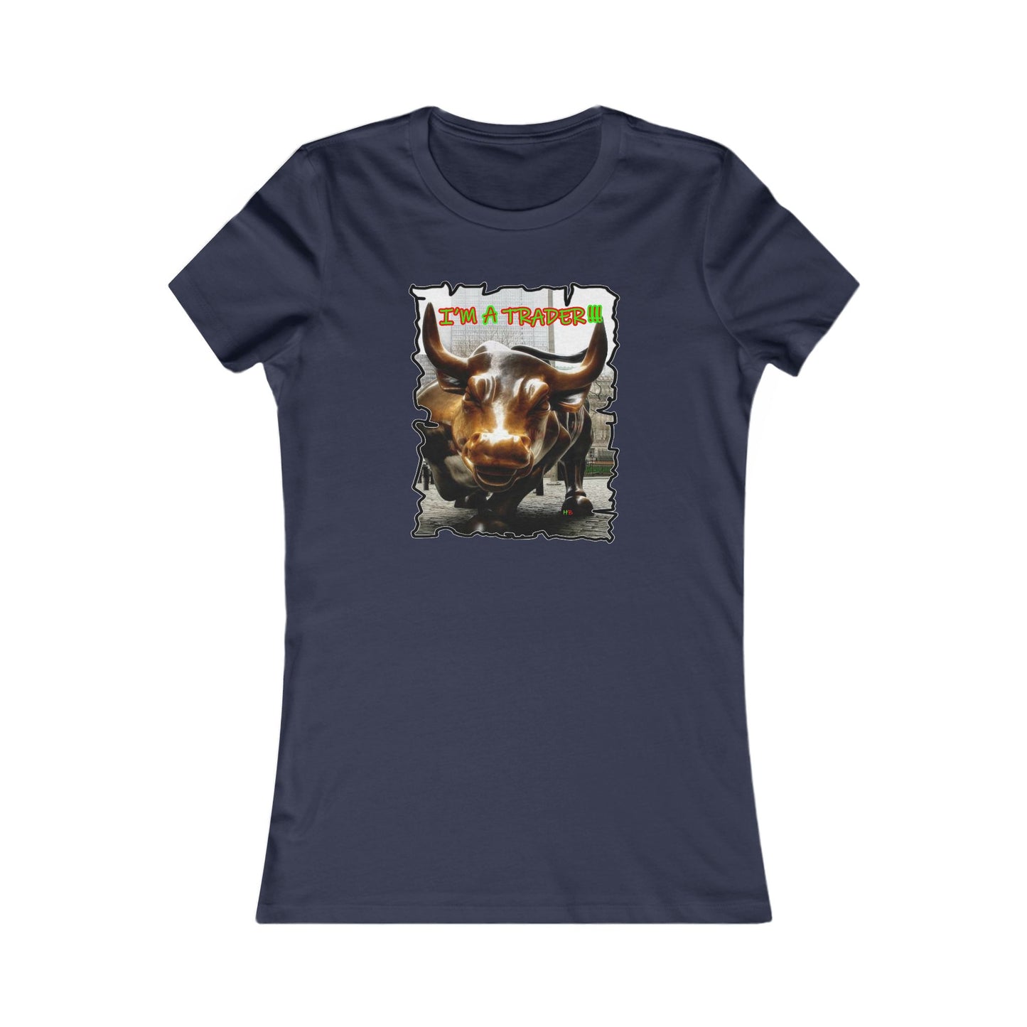 NYSE Wall-Street Bull "I'm a successful trader" (Women - Premium Cotton Tee)