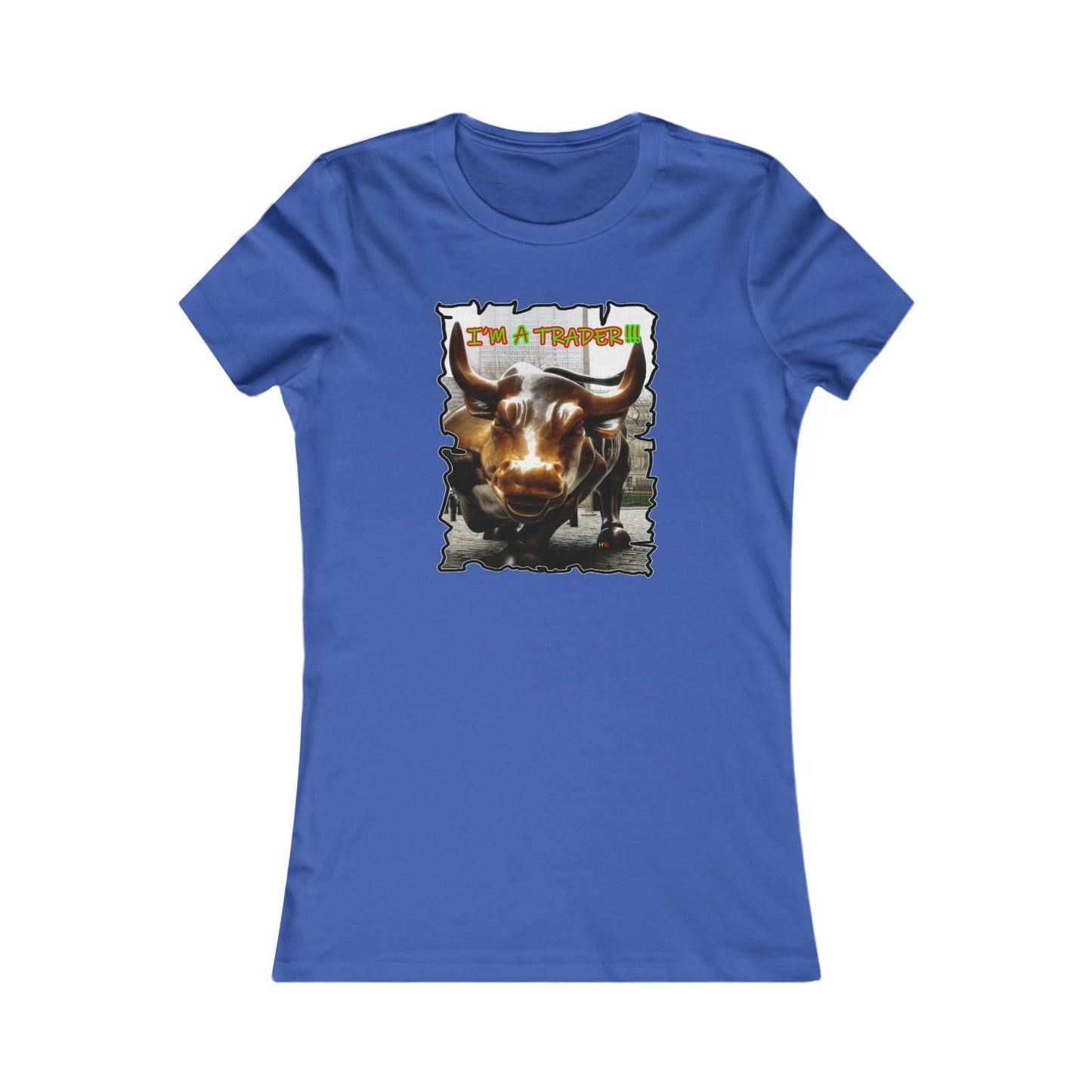 NYSE Wall-Street Bull "I'm a successful trader" (Women - Premium Cotton Tee)