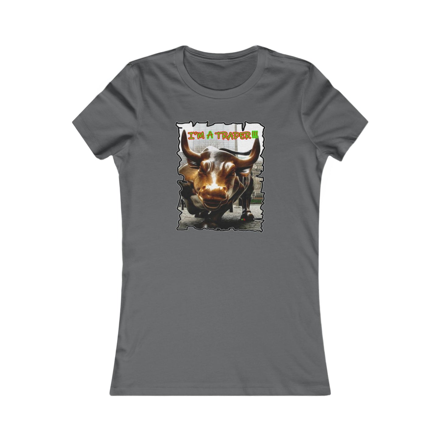 NYSE Wall-Street Bull "I'm a successful trader" (Women - Premium Cotton Tee)