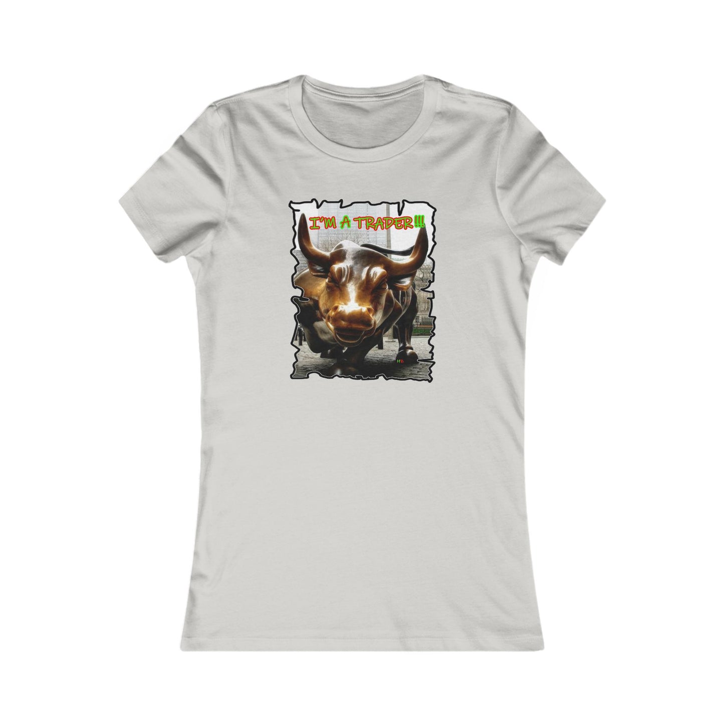 NYSE Wall-Street Bull "I'm a successful trader" (Women - Premium Cotton Tee)