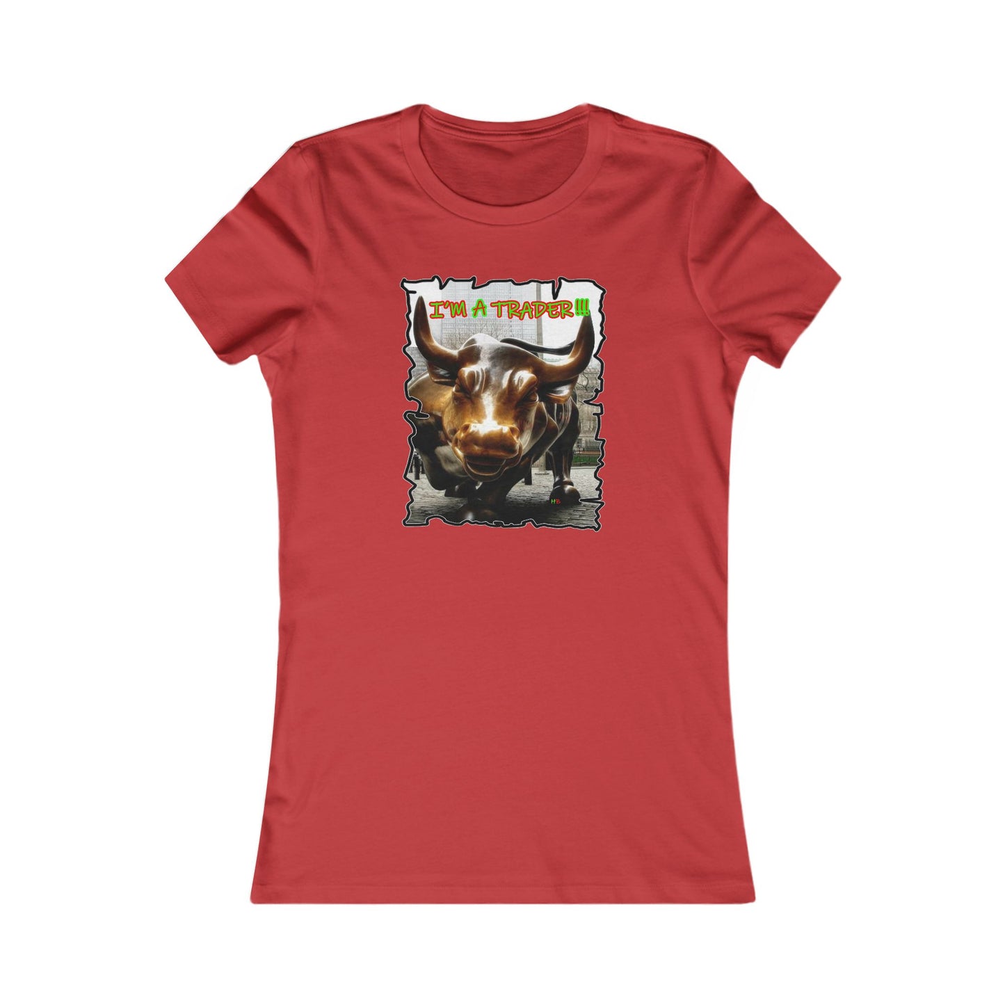 NYSE Wall-Street Bull "I'm a successful trader" (Women - Premium Cotton Tee)