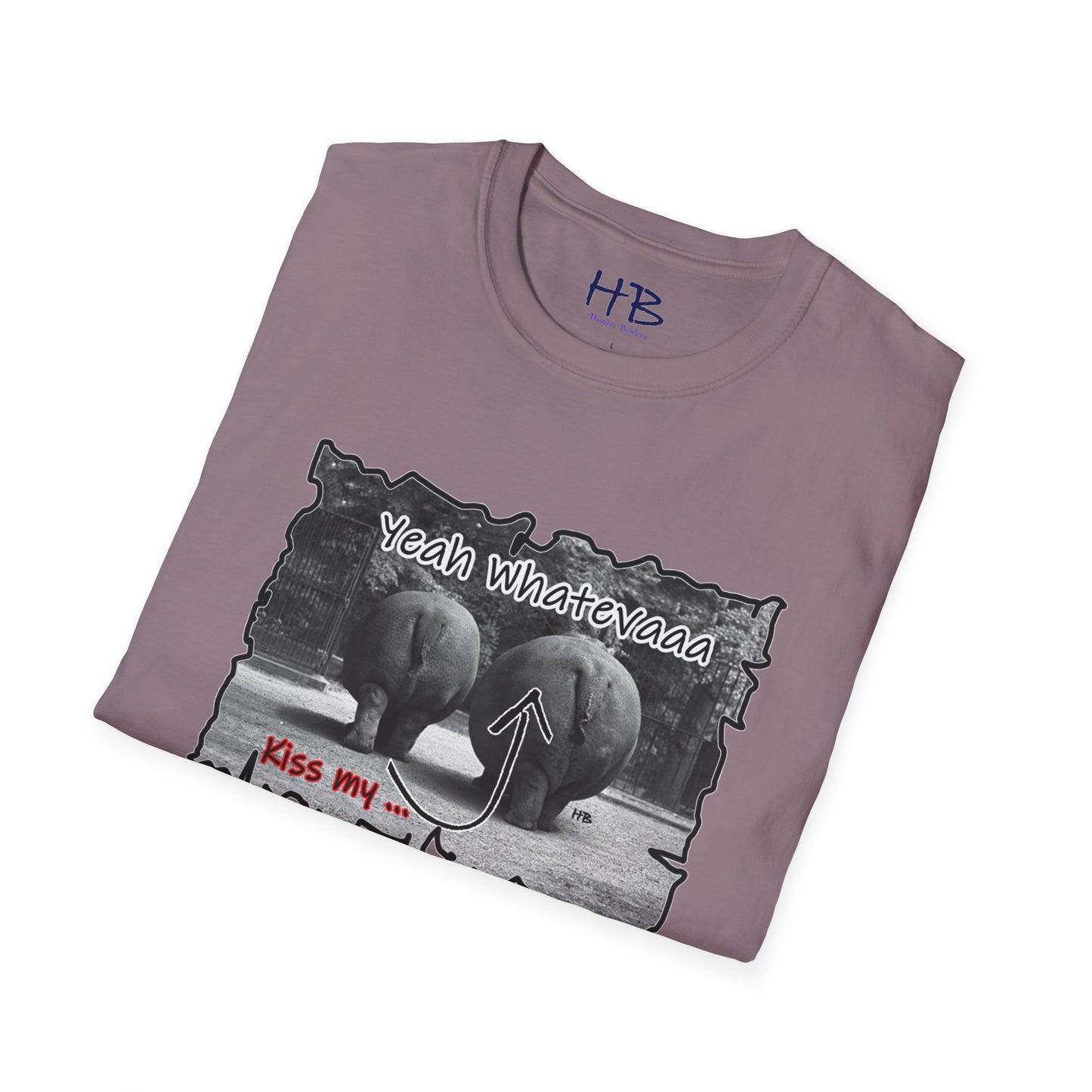 Humorous Whimsical Sarcastic Hippo Laugh-Inducing; Truth to be told to annoying people in your life