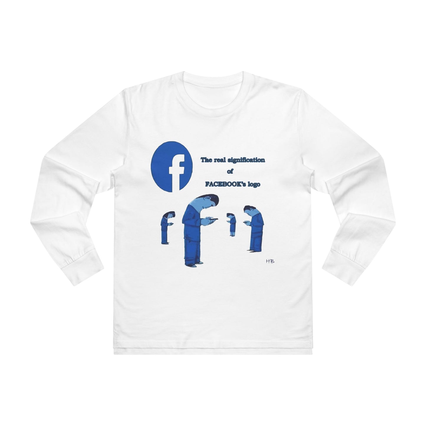 Behind the Logo Unveiling the True Facebook (Men's Base Longsleeve Tee - All-Season Wear)