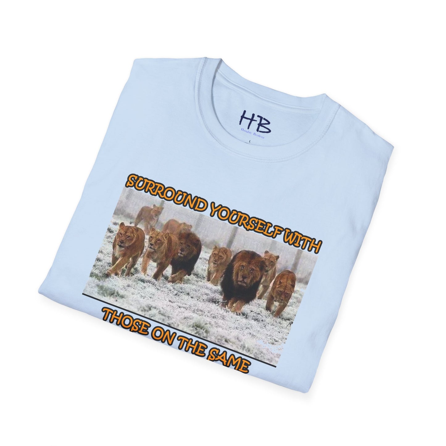 Roaring Unity A Herd of Lions on a Snowy Path: Embarking on a Common Mission Strength in Numbers