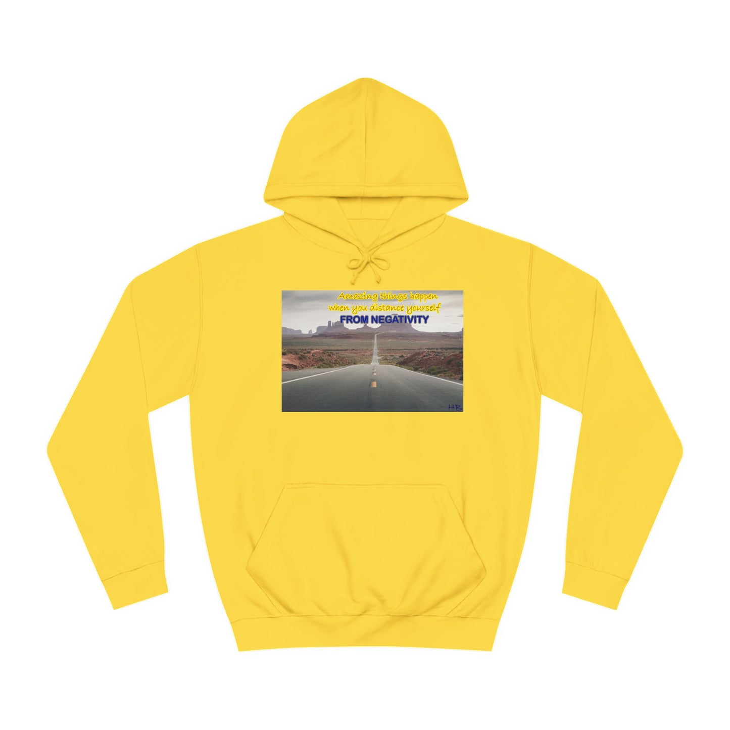 Amazing Things Happen when Distancing from Negativity (Hoodie - Cozy and Durable)