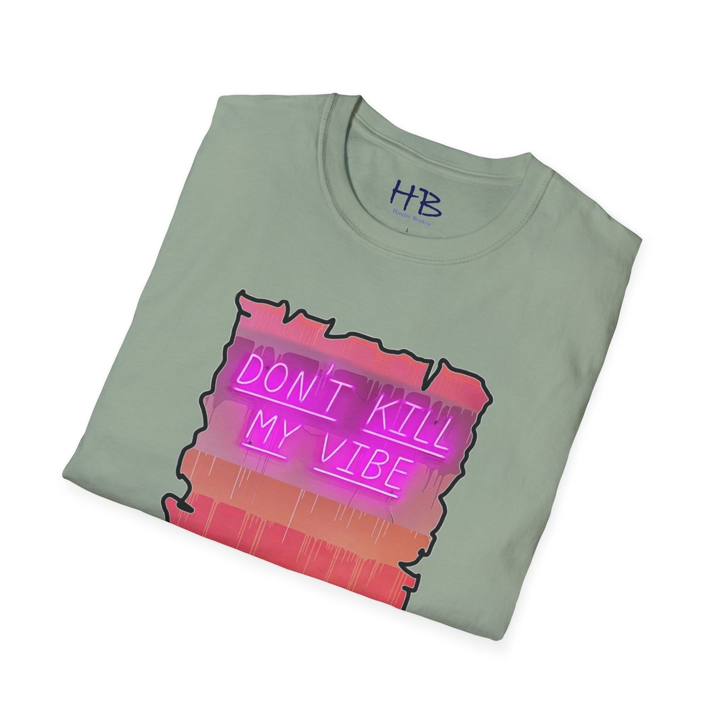 Radiant Vivid Pink Palette Wall Expressing Diversity: Vibrant Unity Manifesto 'DON'T KILL MY VIBE