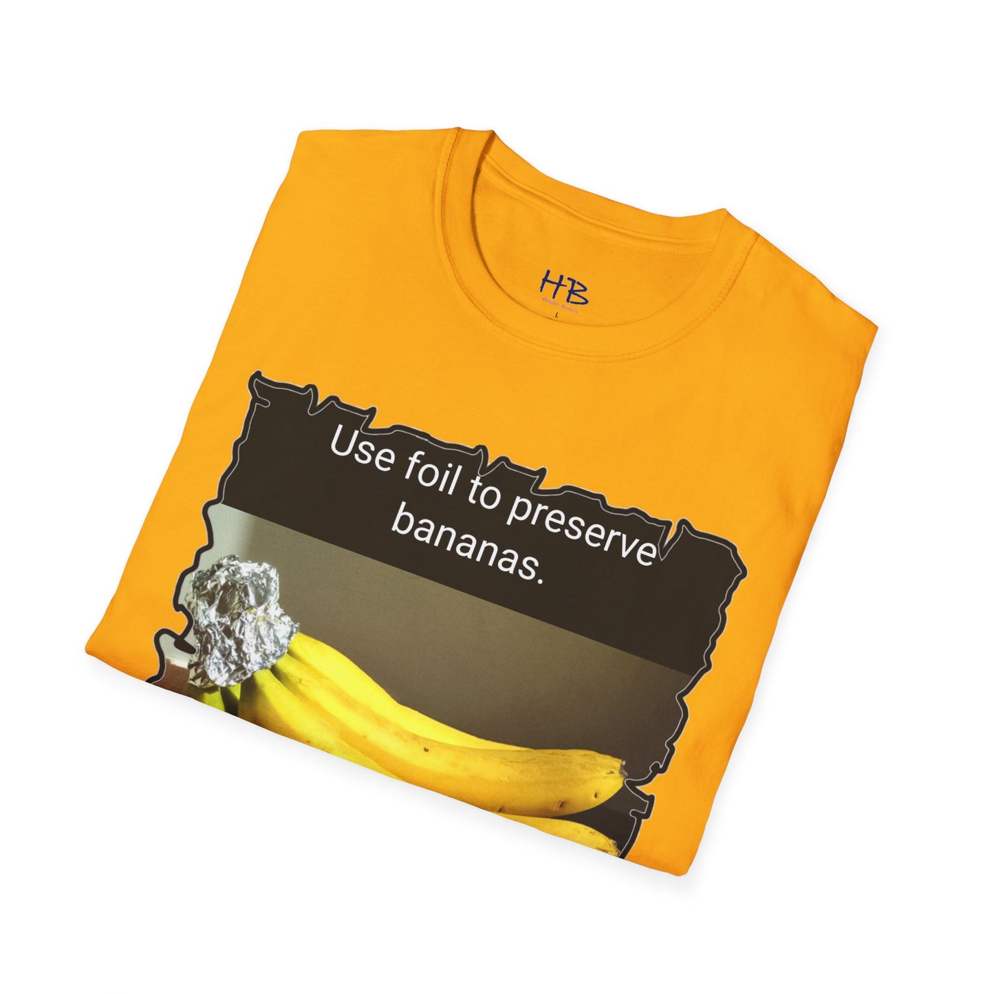 Use foil to preserve a banana