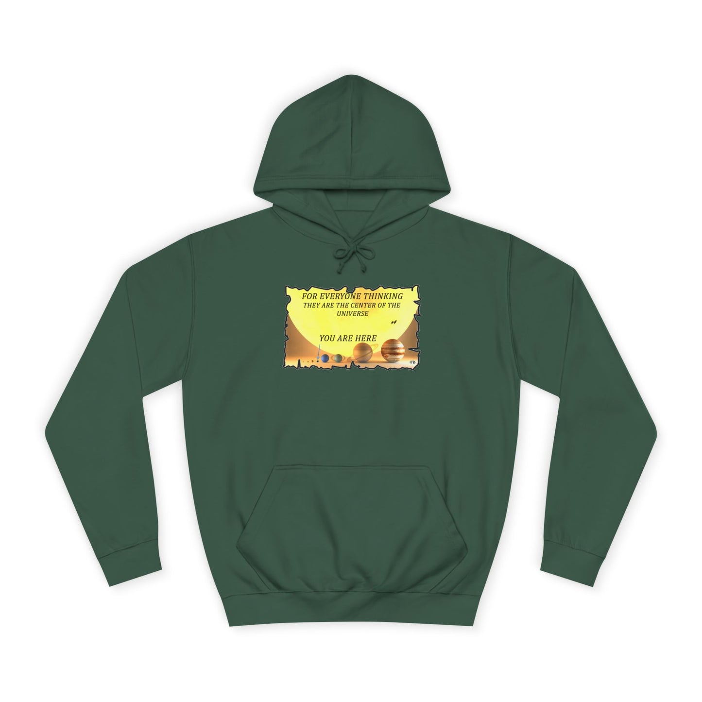 Get Yours Now -- Center of the Universe Reality Check using Galactic Humor 2 (Hoodie - Cozy and Durable)