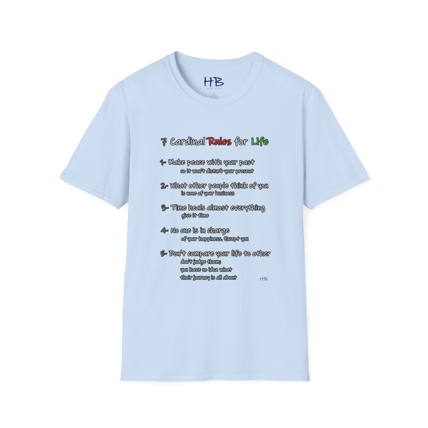 The 7 Walking Wisdom-Infused Life Rules Commemorative; Rule-By-Rule Life's Principles Woven into Fashion