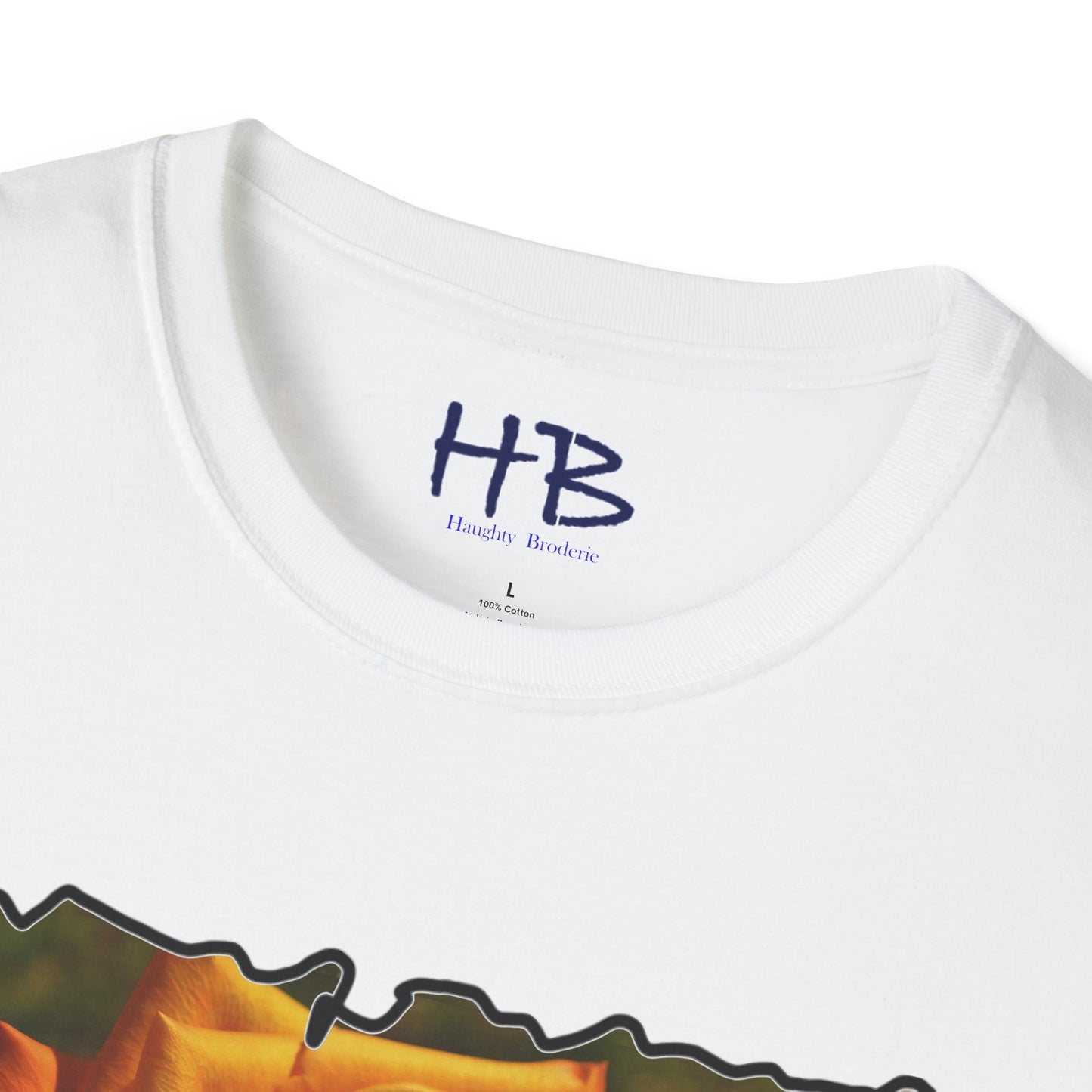 Blossoming Splendor: The Majestic Orange Rose Tee Shirt