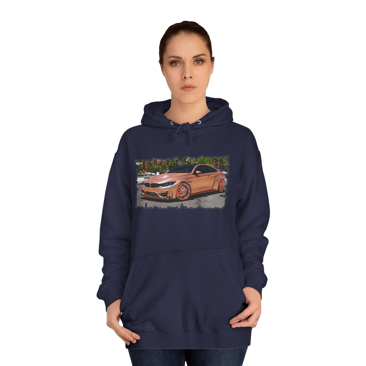 Get Yours Now -- Customized pink BMW M3 (Hoodie - Cozy and Durable)